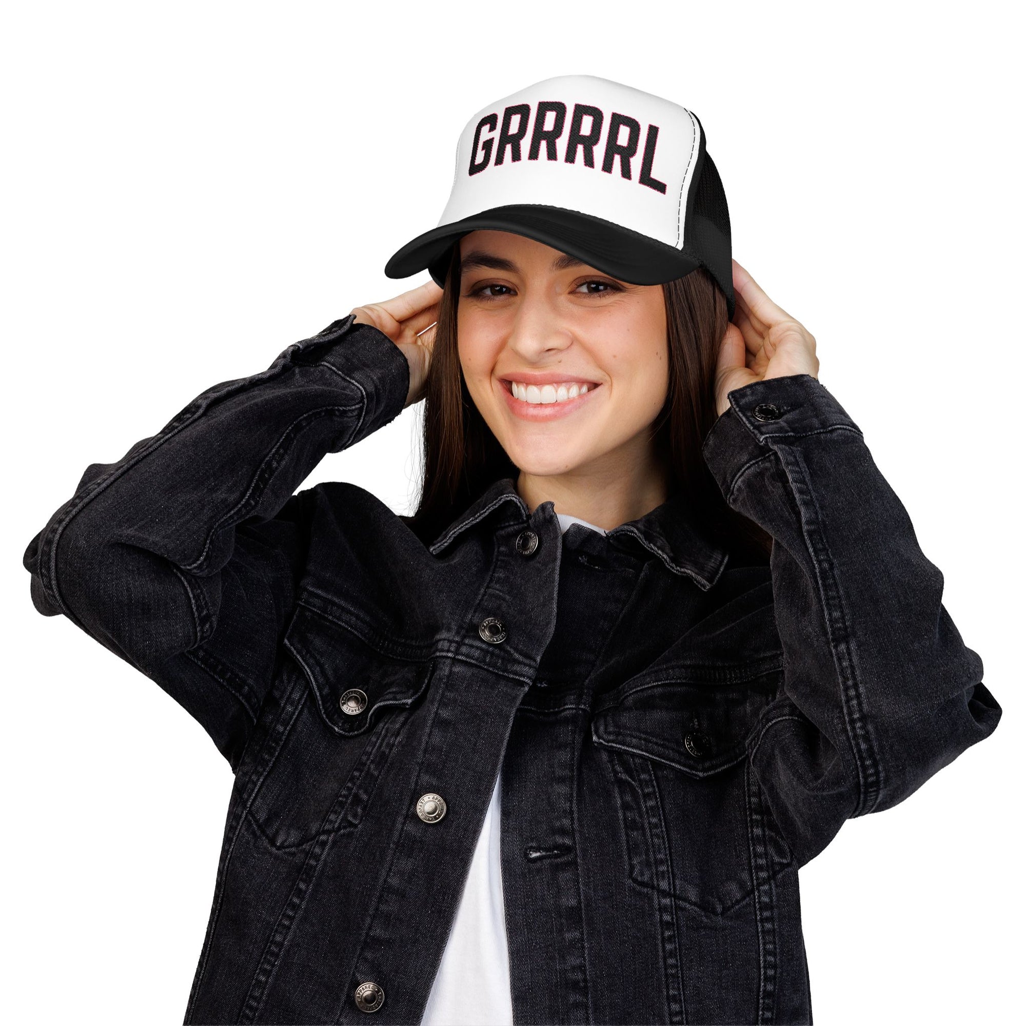 Grrrrrl Embroidery Foam Trucker Hat