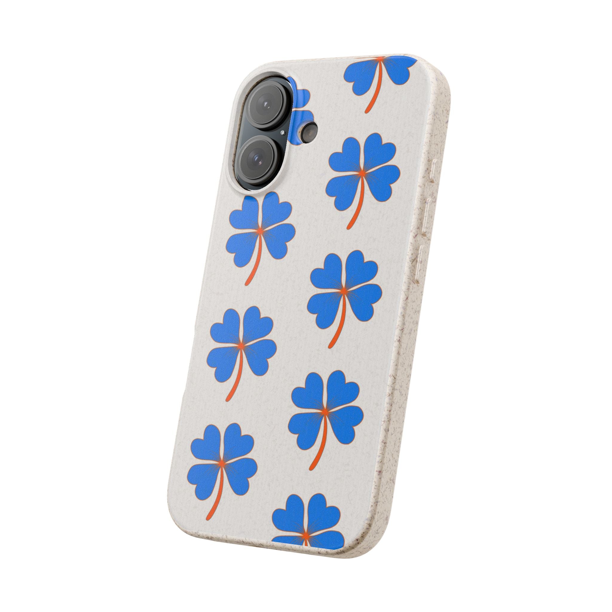 Blue Clover Design Phone Case