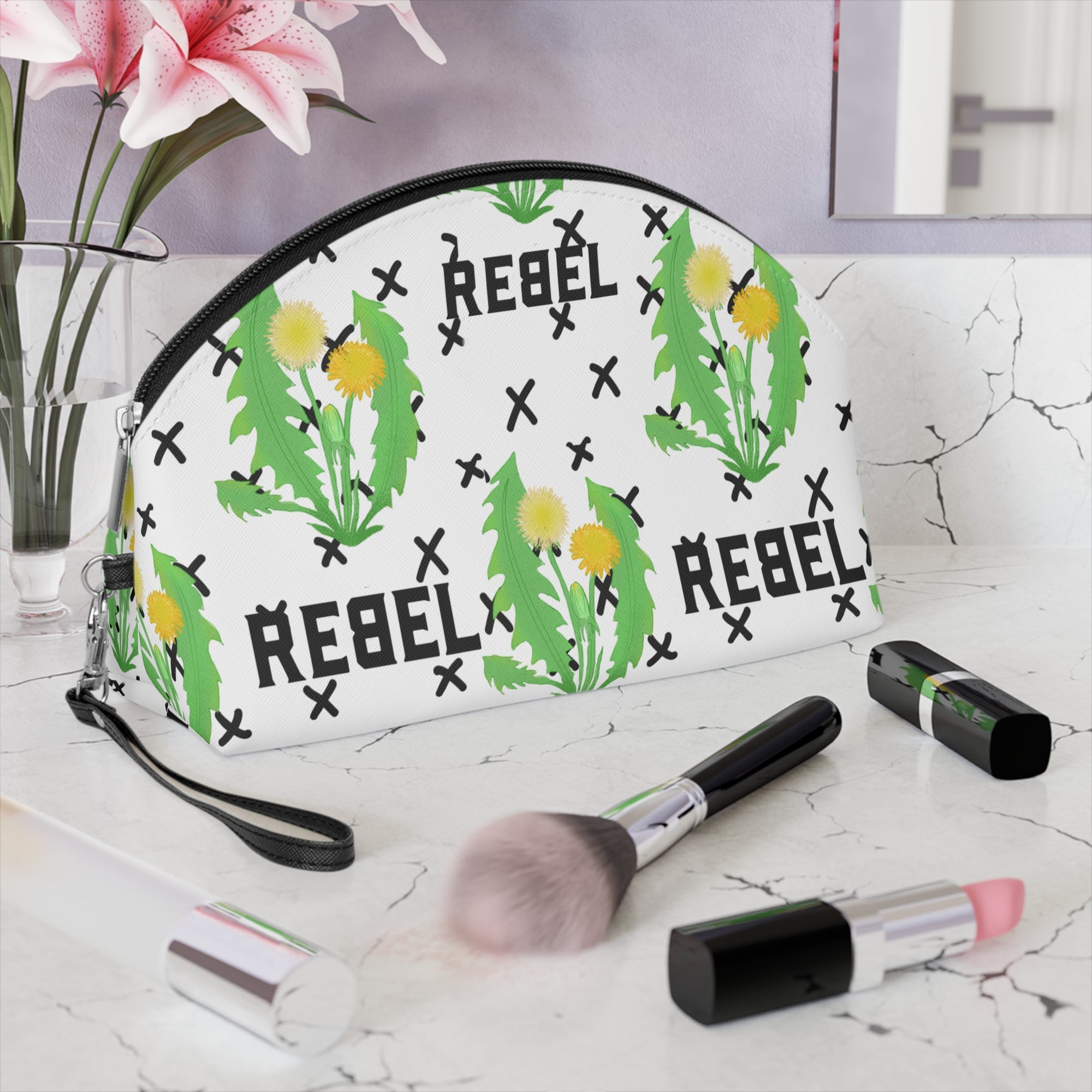 Rebel Dandelion Makeup Bag