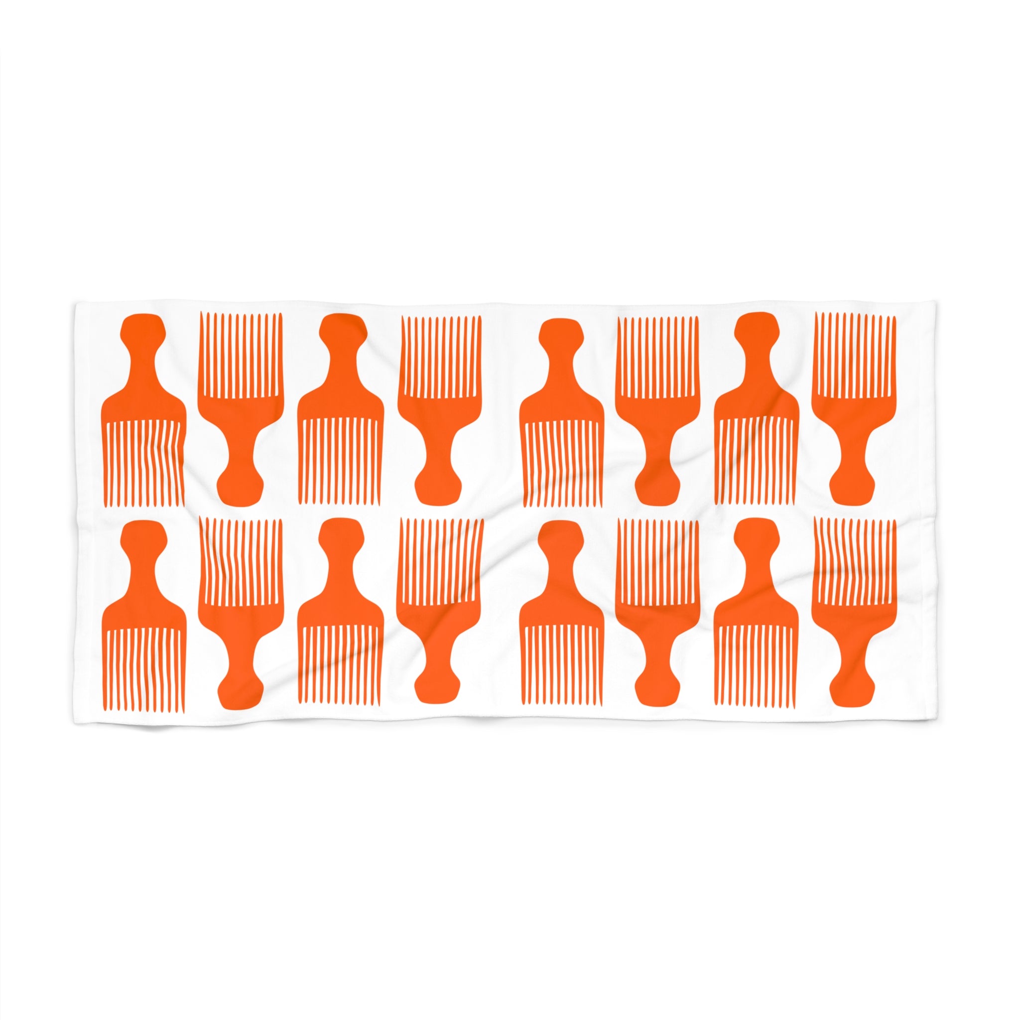 Comb The Desert Pick Beach Towel