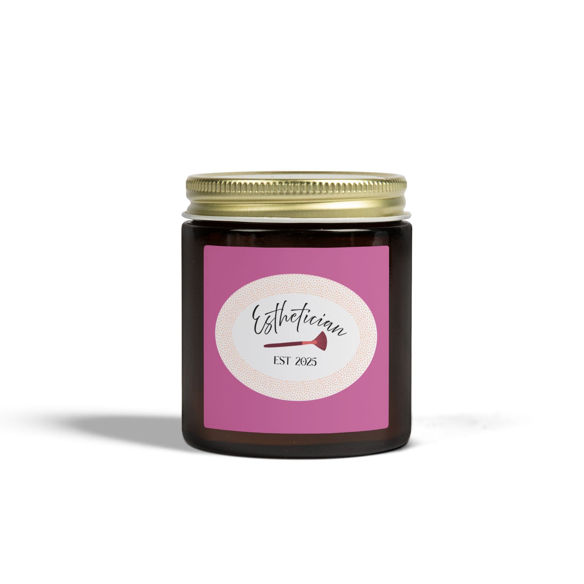 Esthetician Scented Candles, Coconut Apricot Wax (4oz, 9oz)