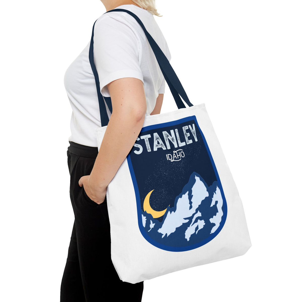 Stanley Idaho Mountain Night Tote