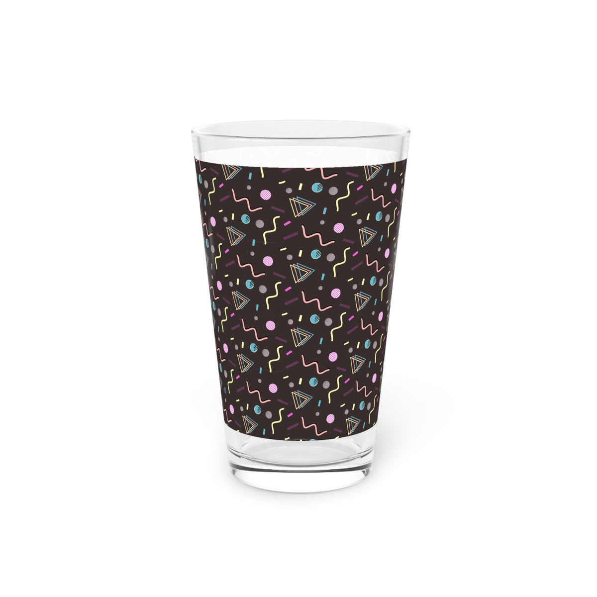 Retro 90s Memphis Pint Glass