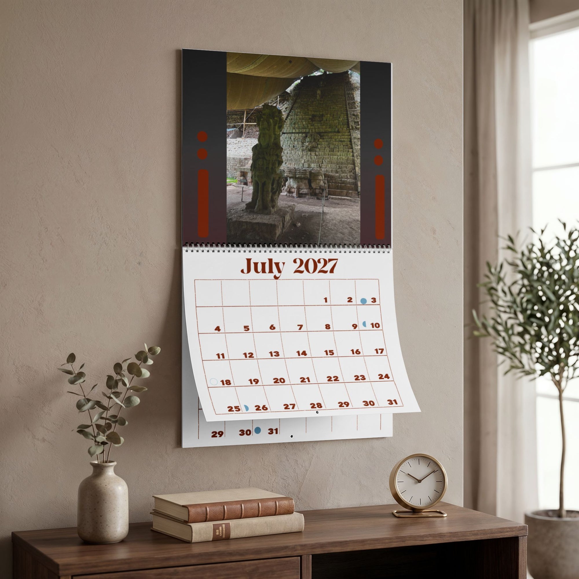 Mayan Ruins 2027 Wall Calendar