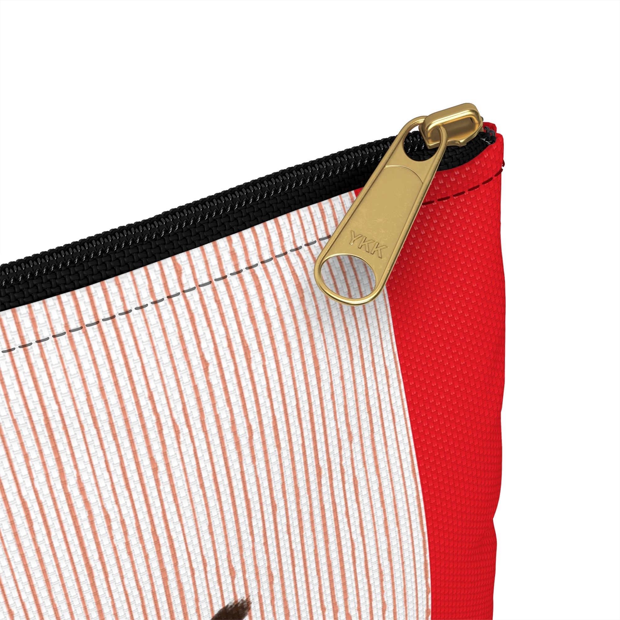 Dachshund Pouch — Cute Wiener Dog Accessory Bag with Red Sweater