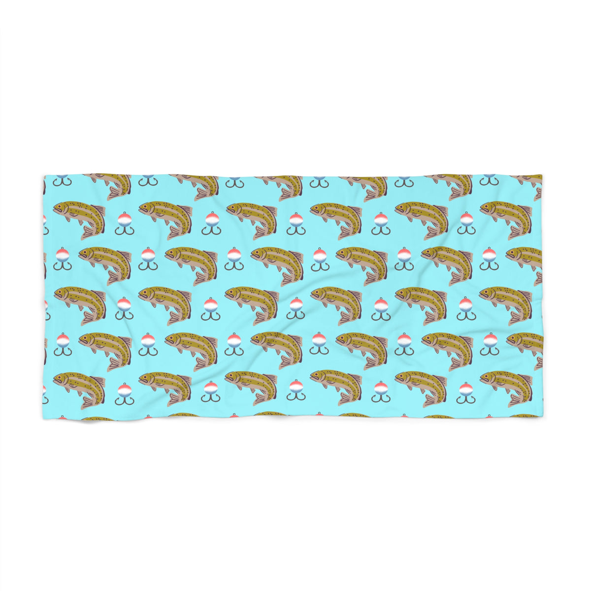 Great Bait Surfing Fish Beach Towel