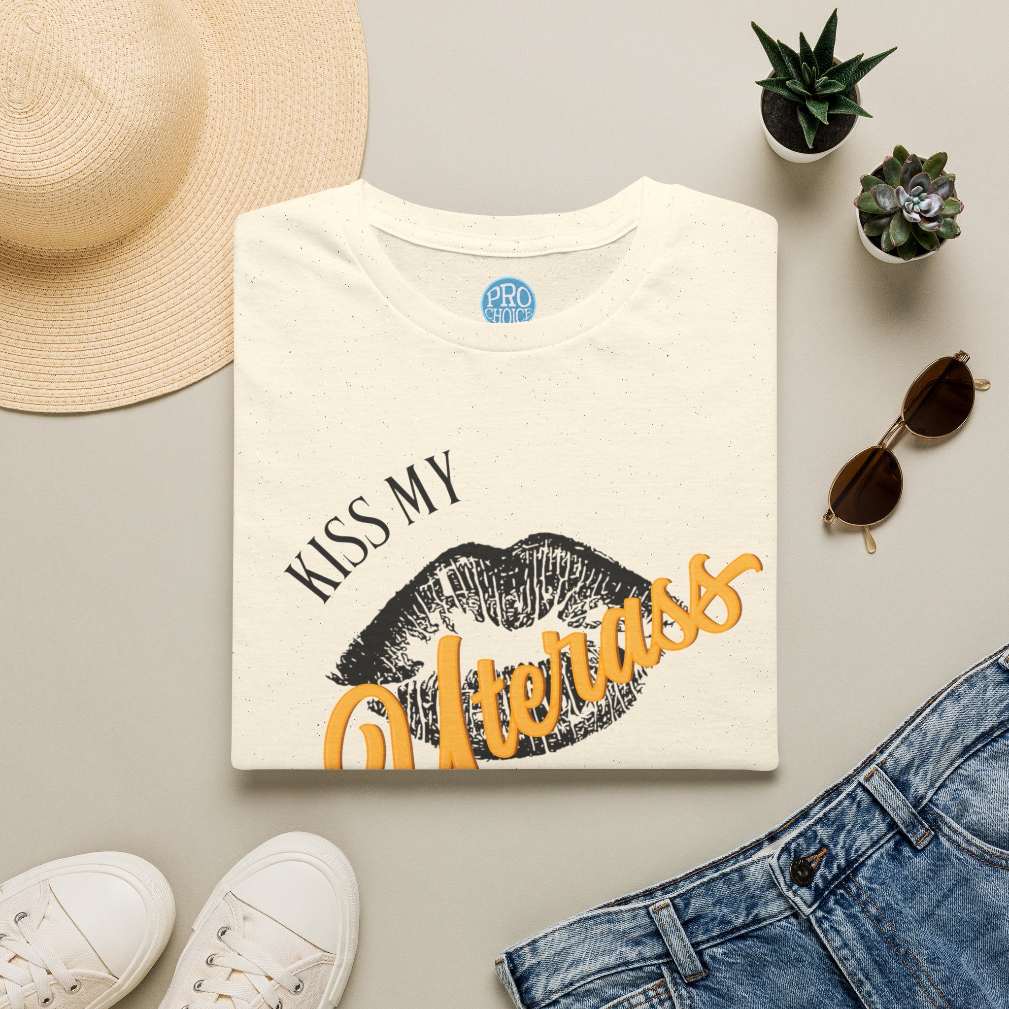 Kiss My V*terniss T-Shirt — Funny Veteran Pride Graphic Tee