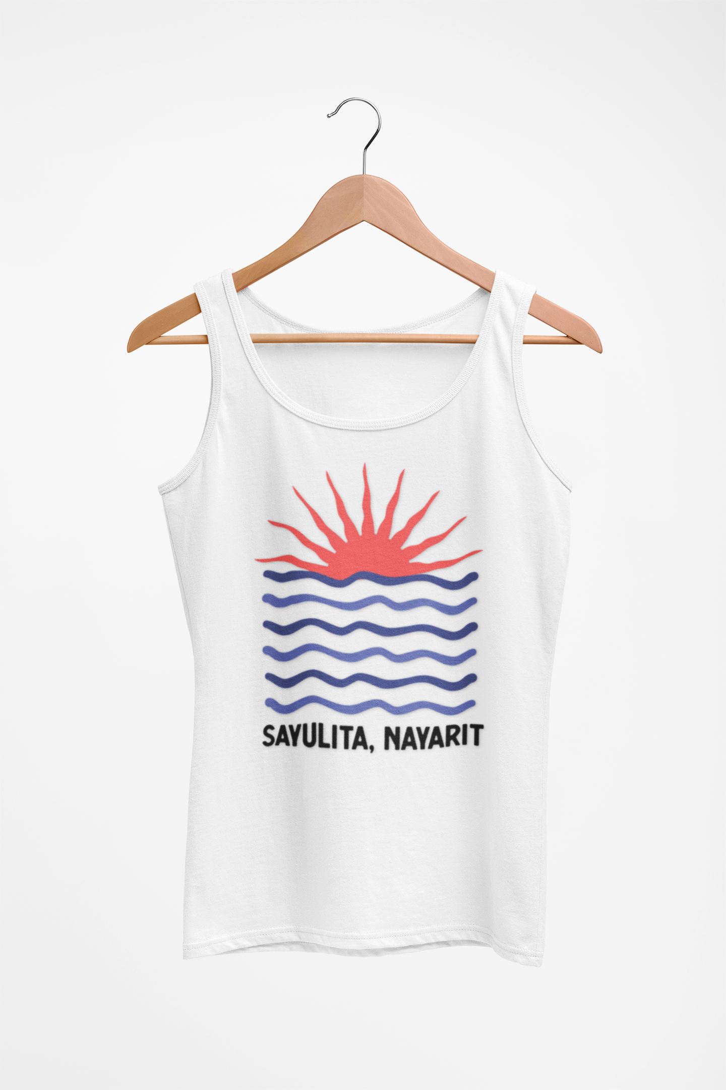 Sayulita Nayarit Sunset Tank Top — Beach Waves Vacation Tank