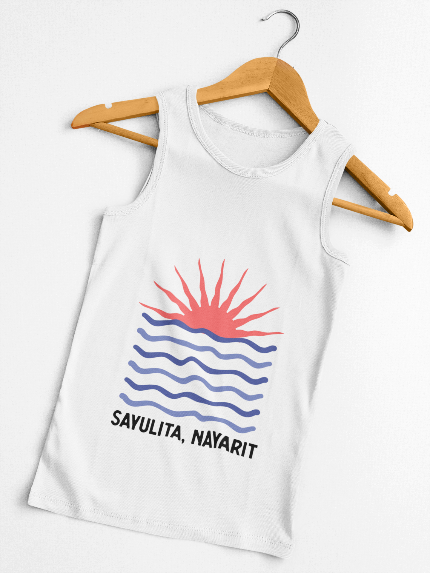 Sayulita Nayarit Sunset Tank Top — Beach Waves Vacation Tank
