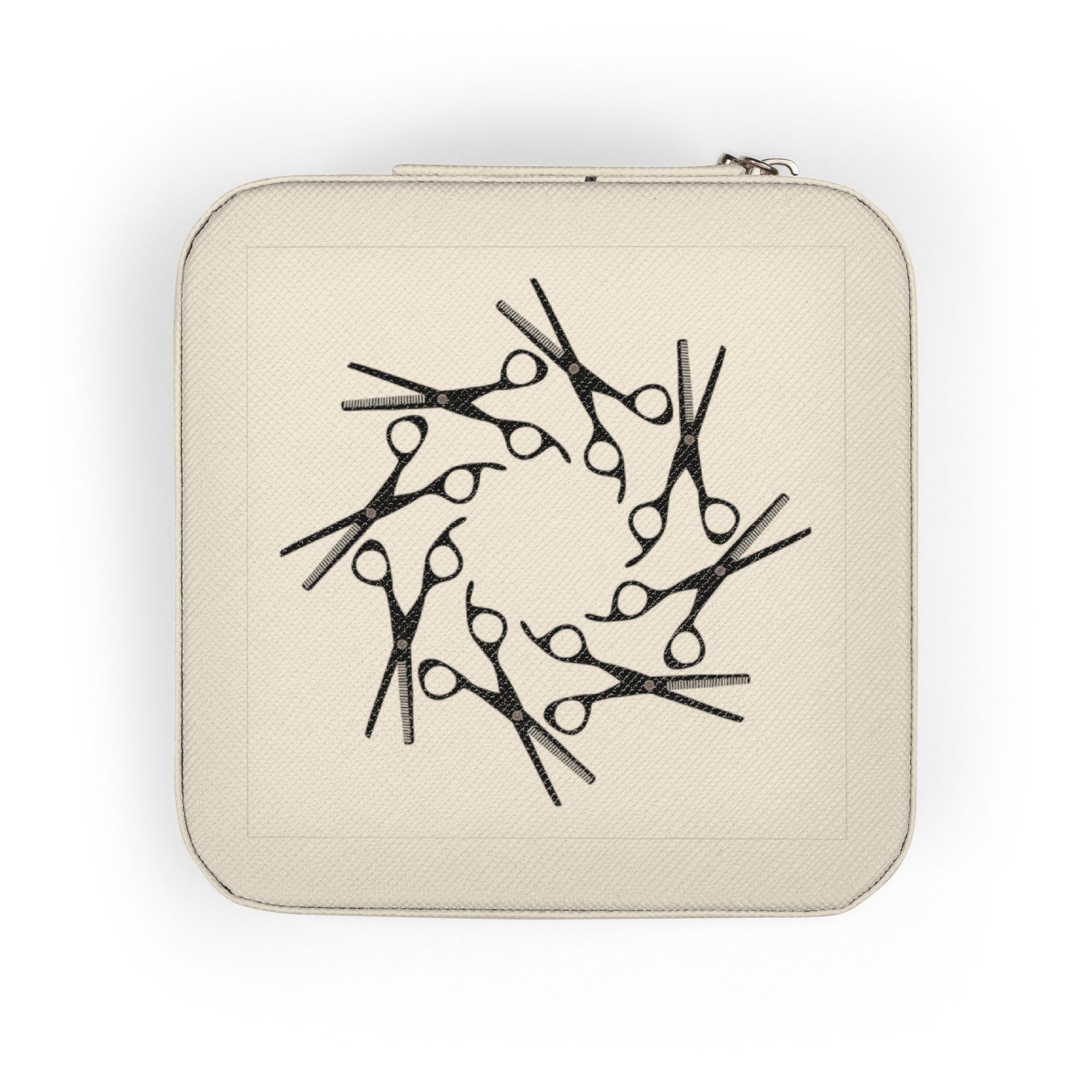 Stylist Travel Jewelry Case — Compact Pink Jewelry Organizer with Ring & Earring Compartments