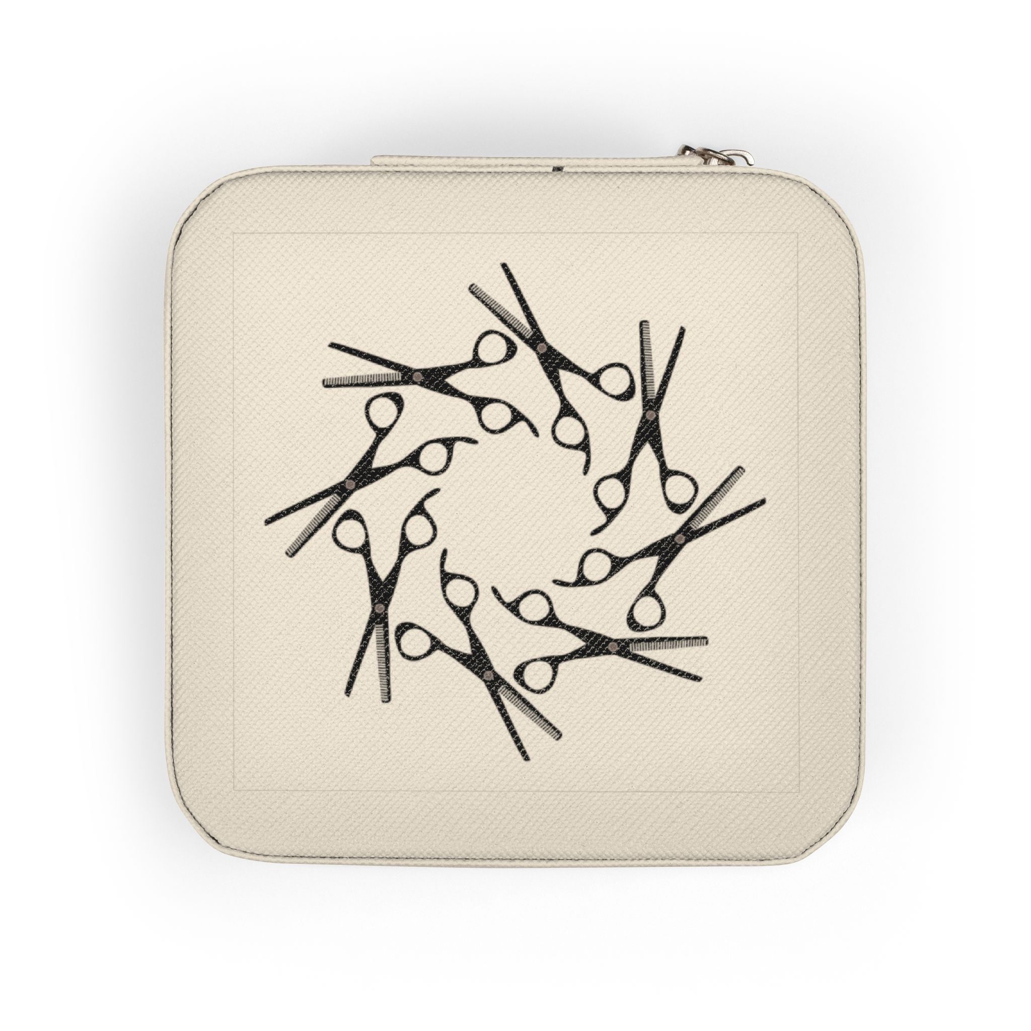 Stylist Travel Jewelry Case — Compact Pink Jewelry Organizer with Ring & Earring Compartments