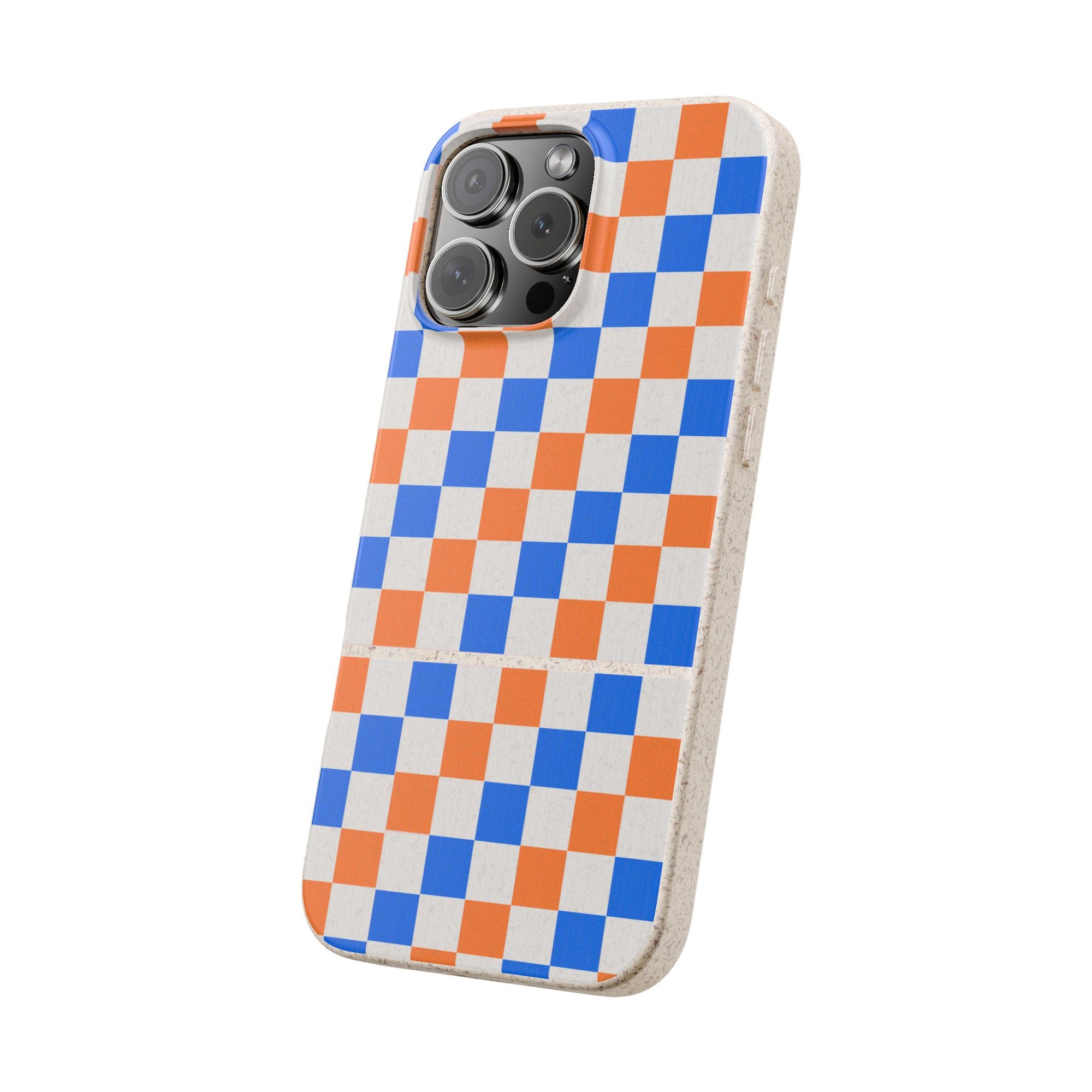 Bronco Checkerboard Phone Case, Biodegradable