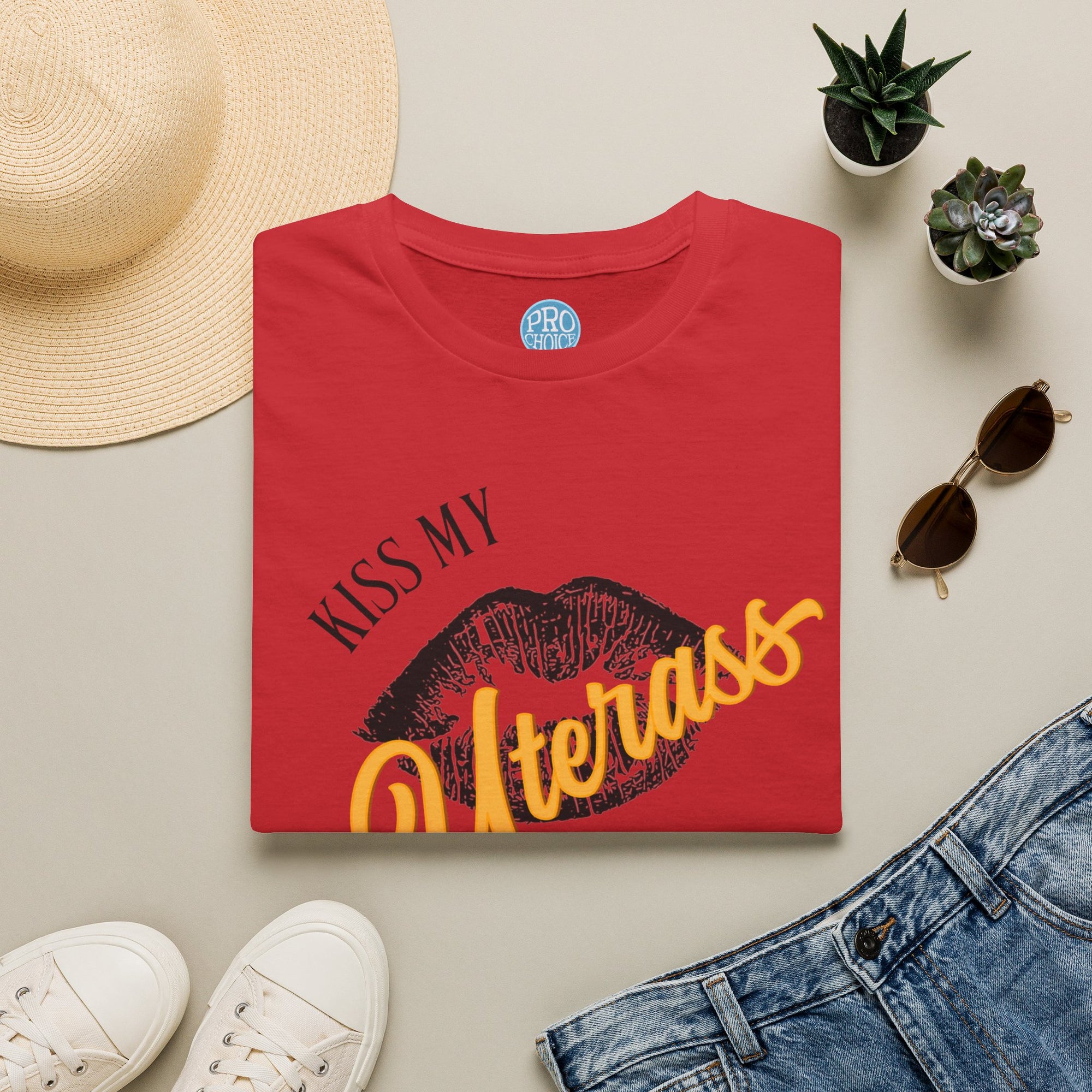 Kiss My V*terniss T-Shirt — Funny Veteran Pride Graphic Tee
