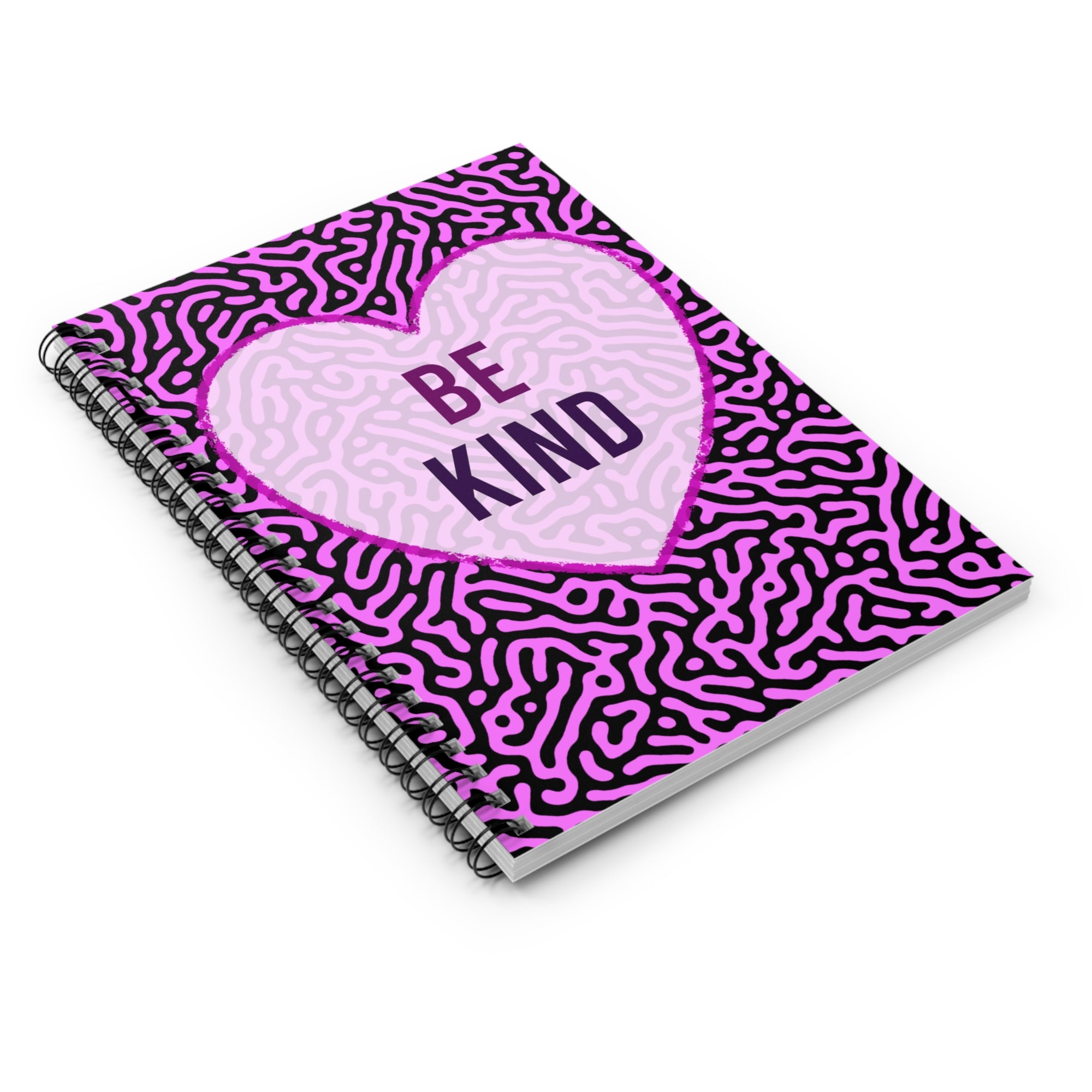 Be Kind Heart Spiral Notebook