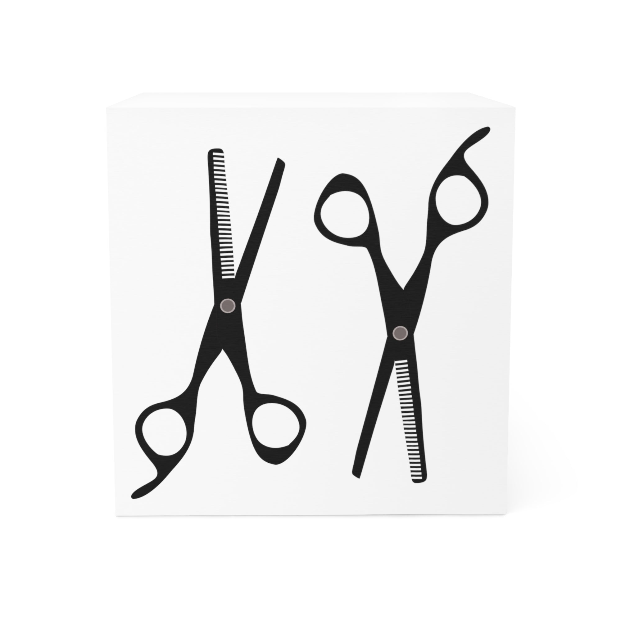 Shears Note Cube