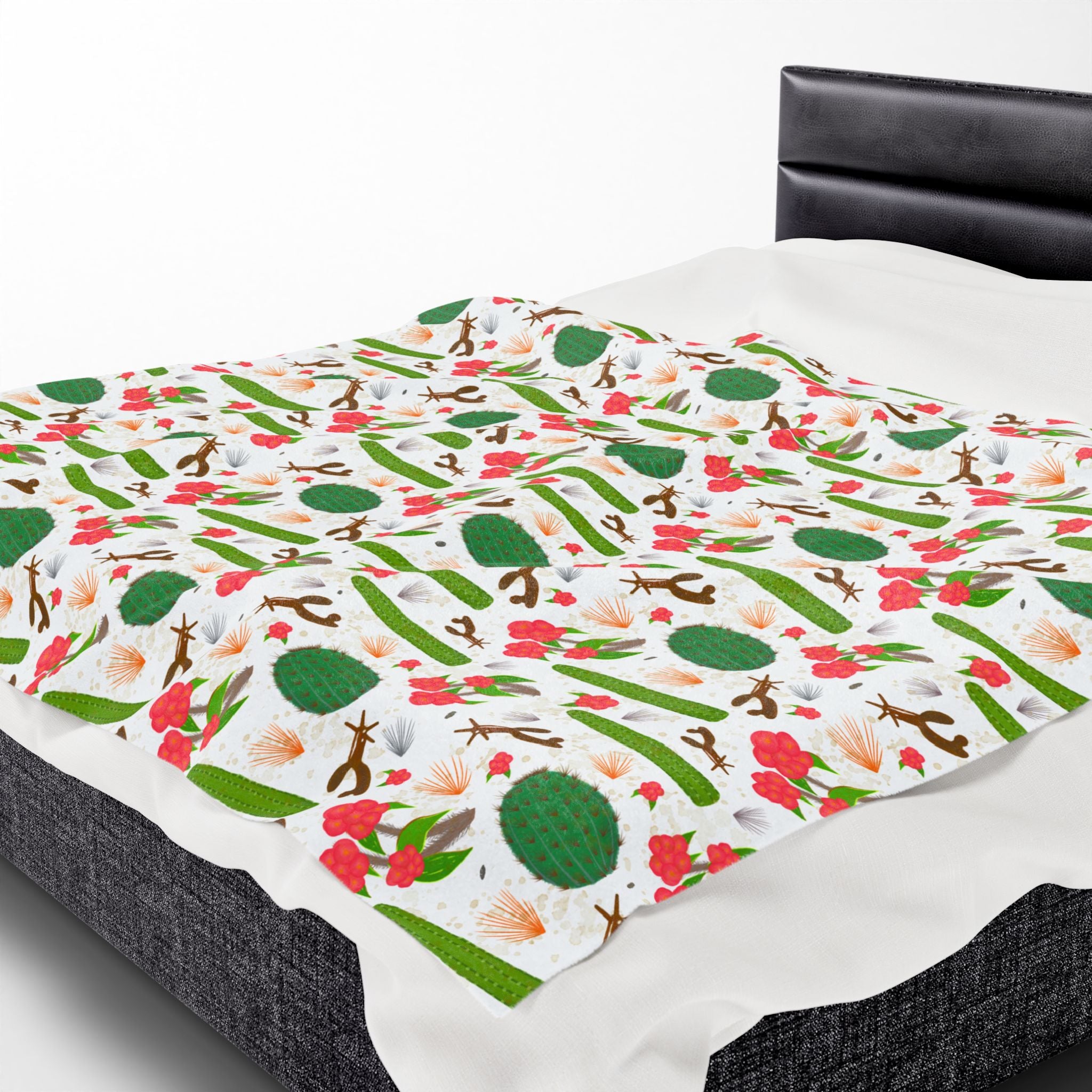 Prickly Paradise Cactus Throw for Home & Gifts