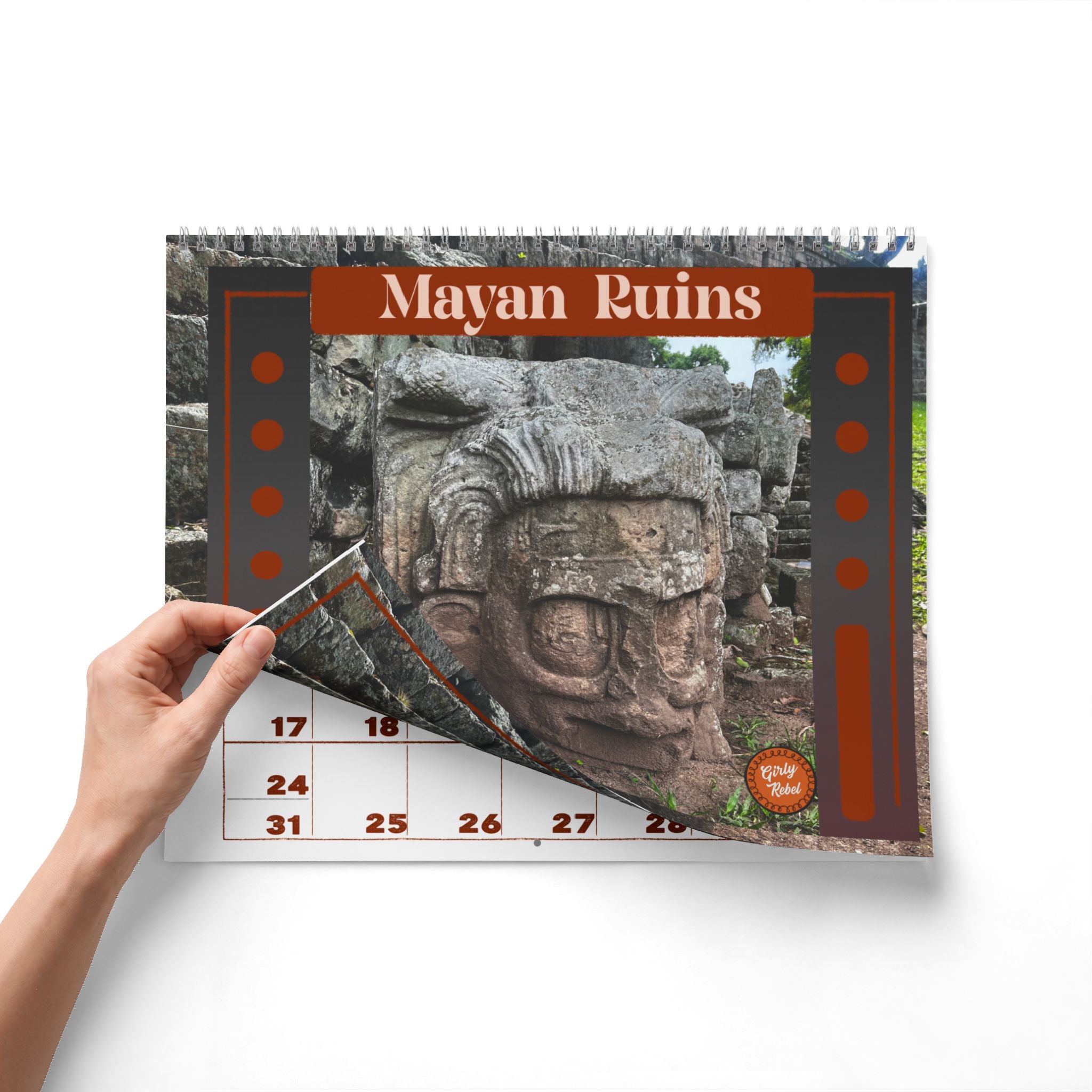 Mayan Ruins 2027 Wall Calendar