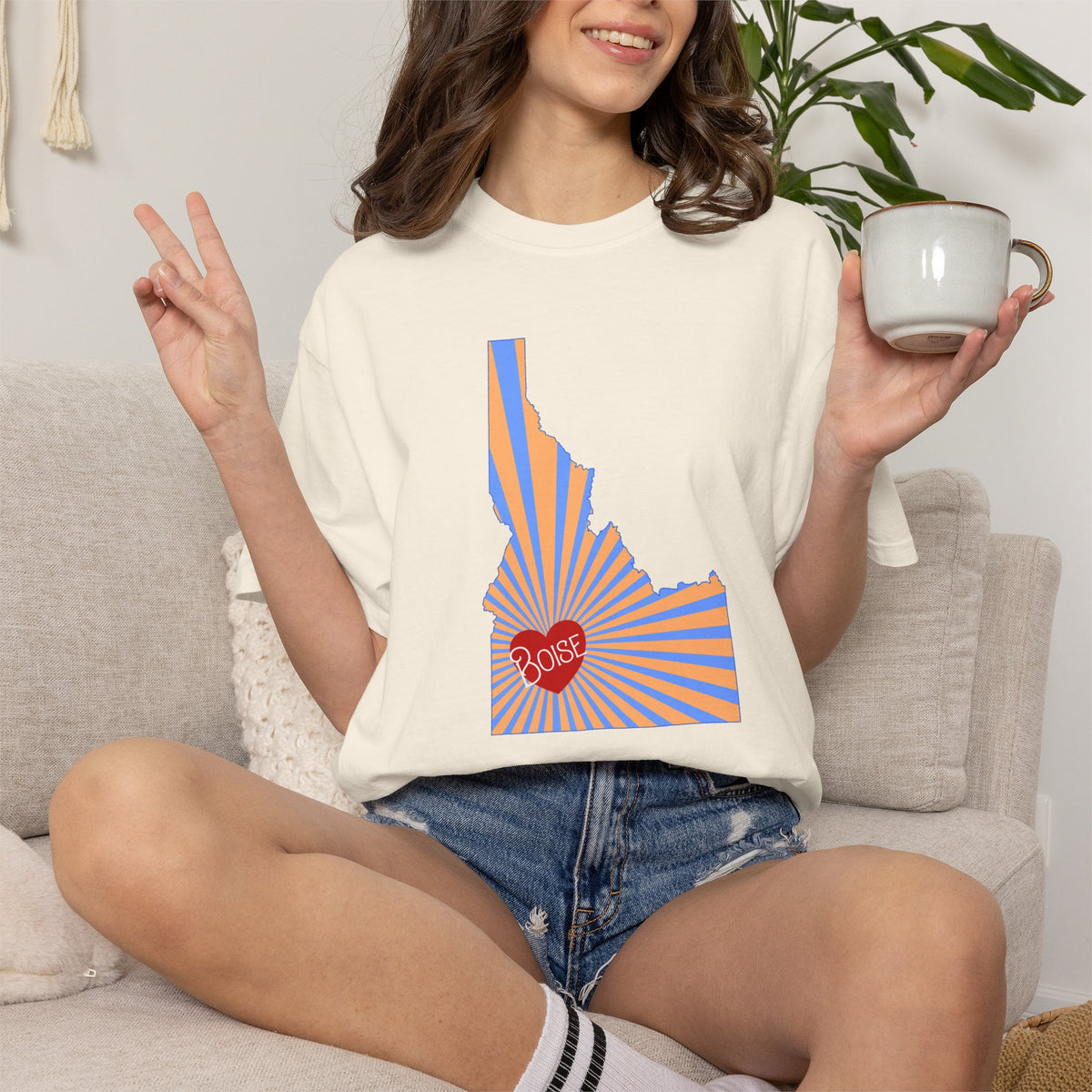 Idaho Circus Boise Heart T-Shirt — Bronco Circus Tee