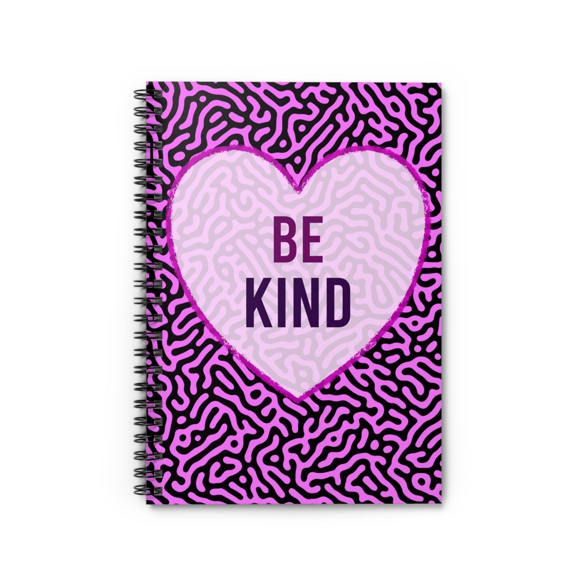 Be Kind Heart Spiral Notebook