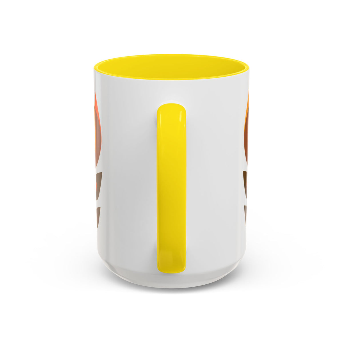 Retro Mid-Century Modern Floral Accent Coffee Mug