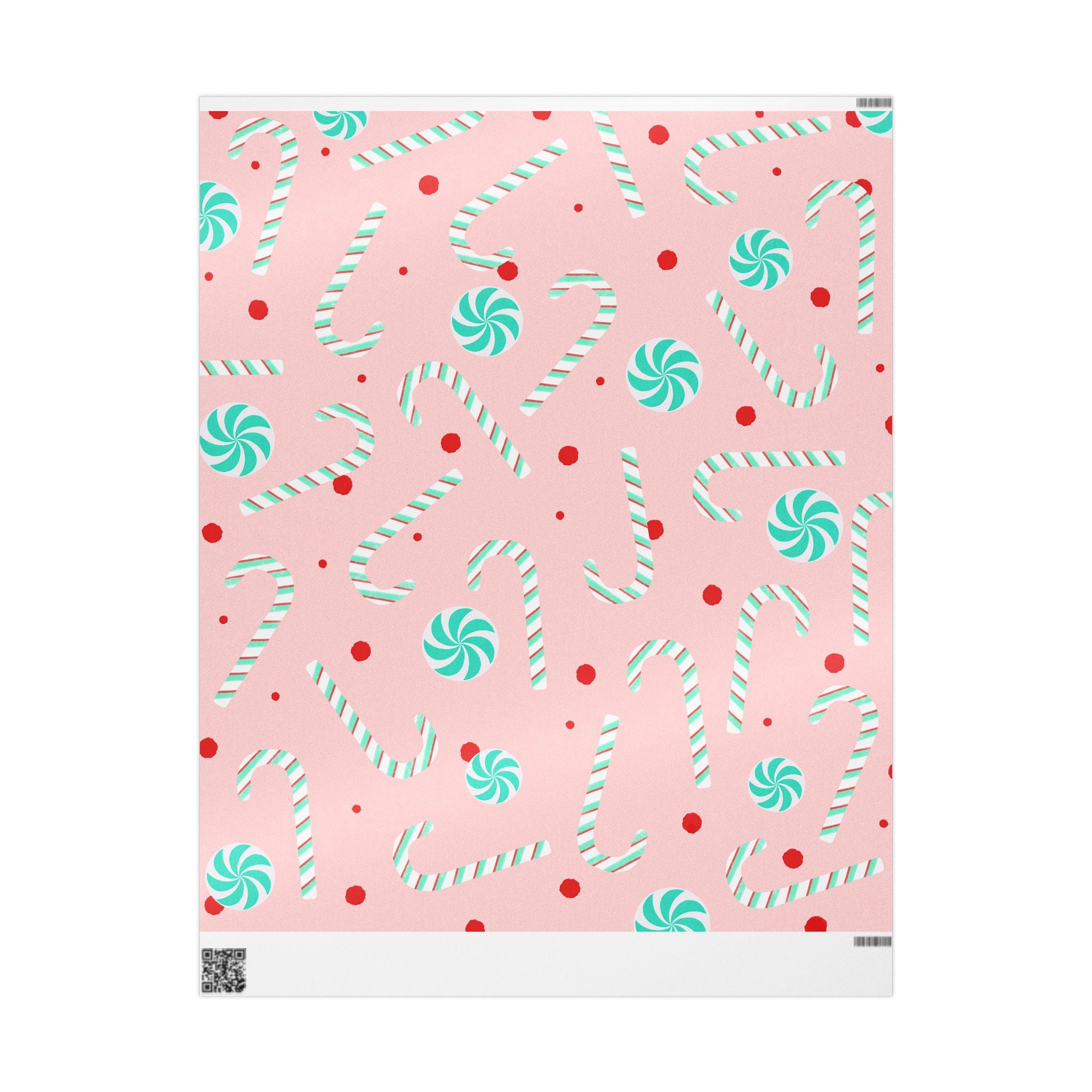 Retro Peppermint Wrapping Paper