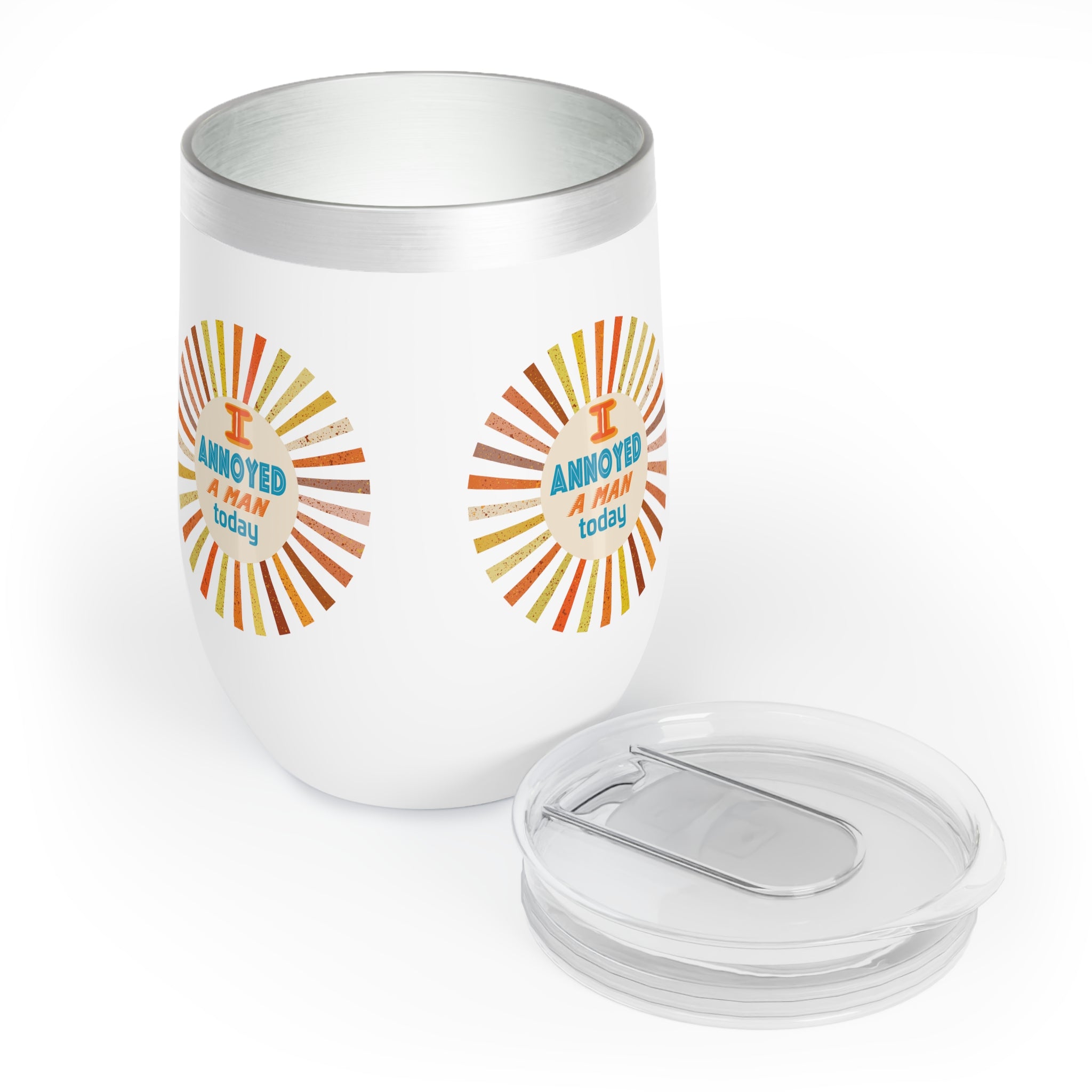 I Annoyed A Man Today Chill Wine Tumbler