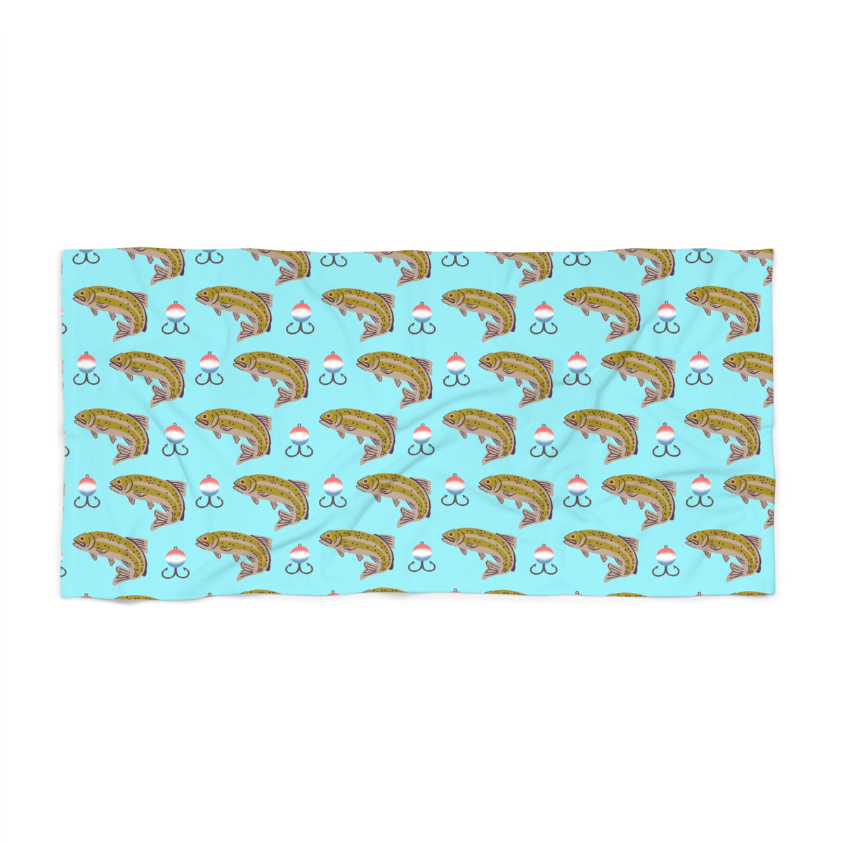 Great Bait Surfing Fish Beach Towel