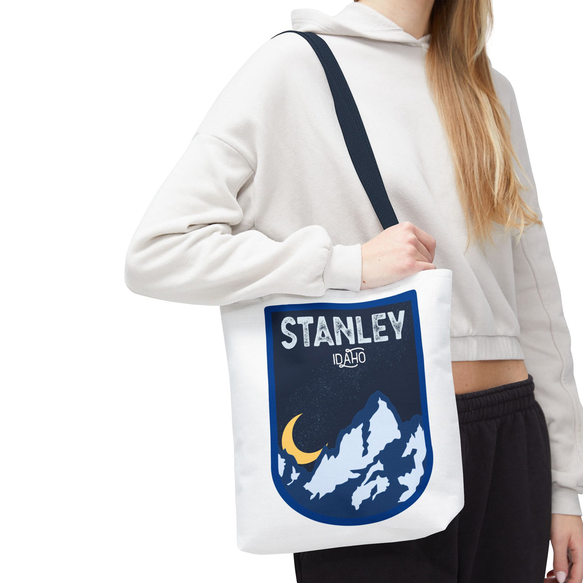 Stanley Idaho Mountain Night Tote