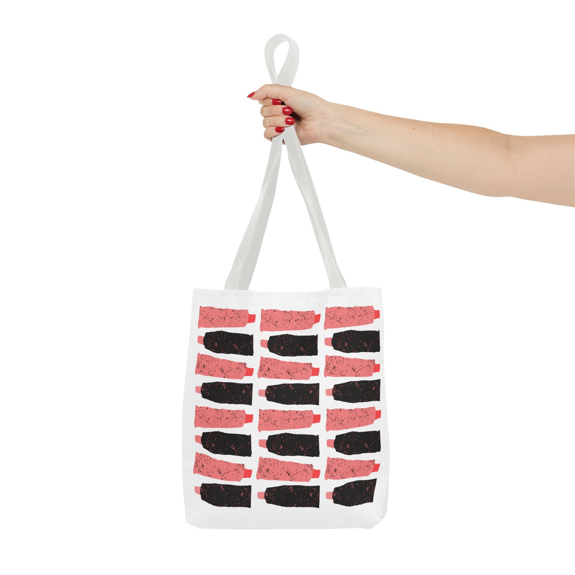 Hair Stylist Scissors & Comb Pattern Tote Bag — Salon Tools All-Over Print