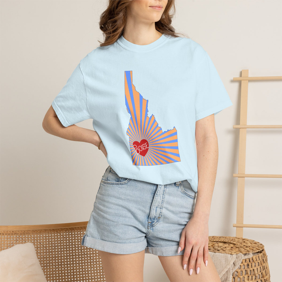 Idaho Circus Boise Heart T-Shirt — Bronco Circus Tee