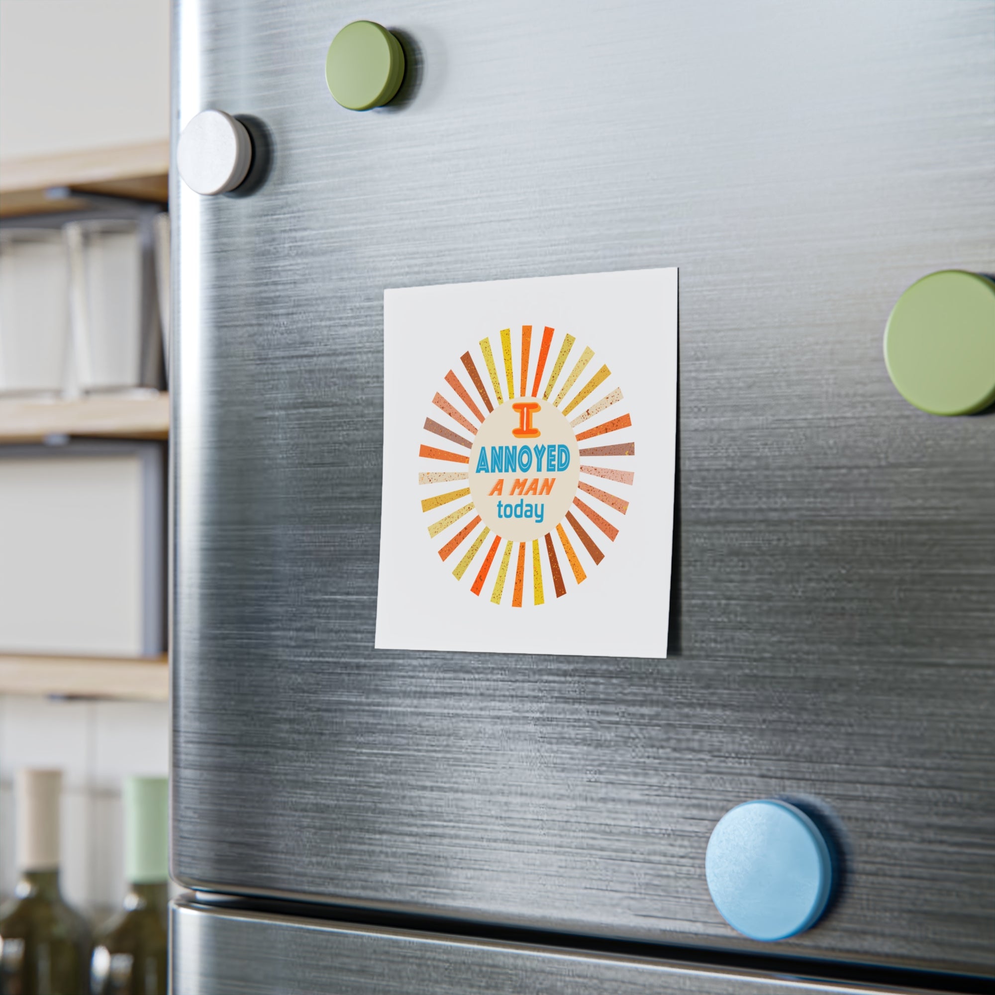 I’m Annoyed a Man Today Post-it Note Pad — Funny Retro Office Sticky Notes