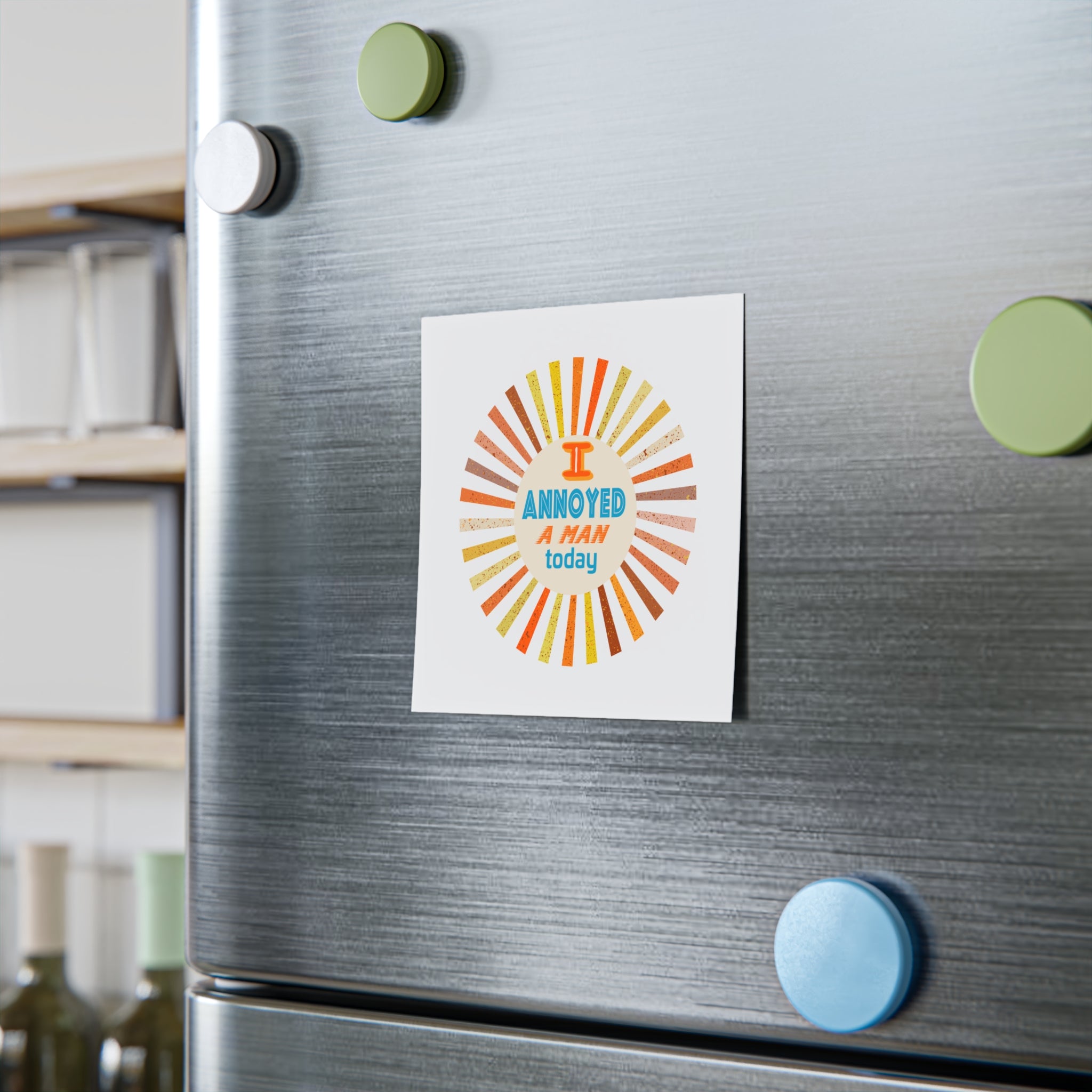 I’m Annoyed a Man Today Post-it Note Pad — Funny Retro Office Sticky Notes