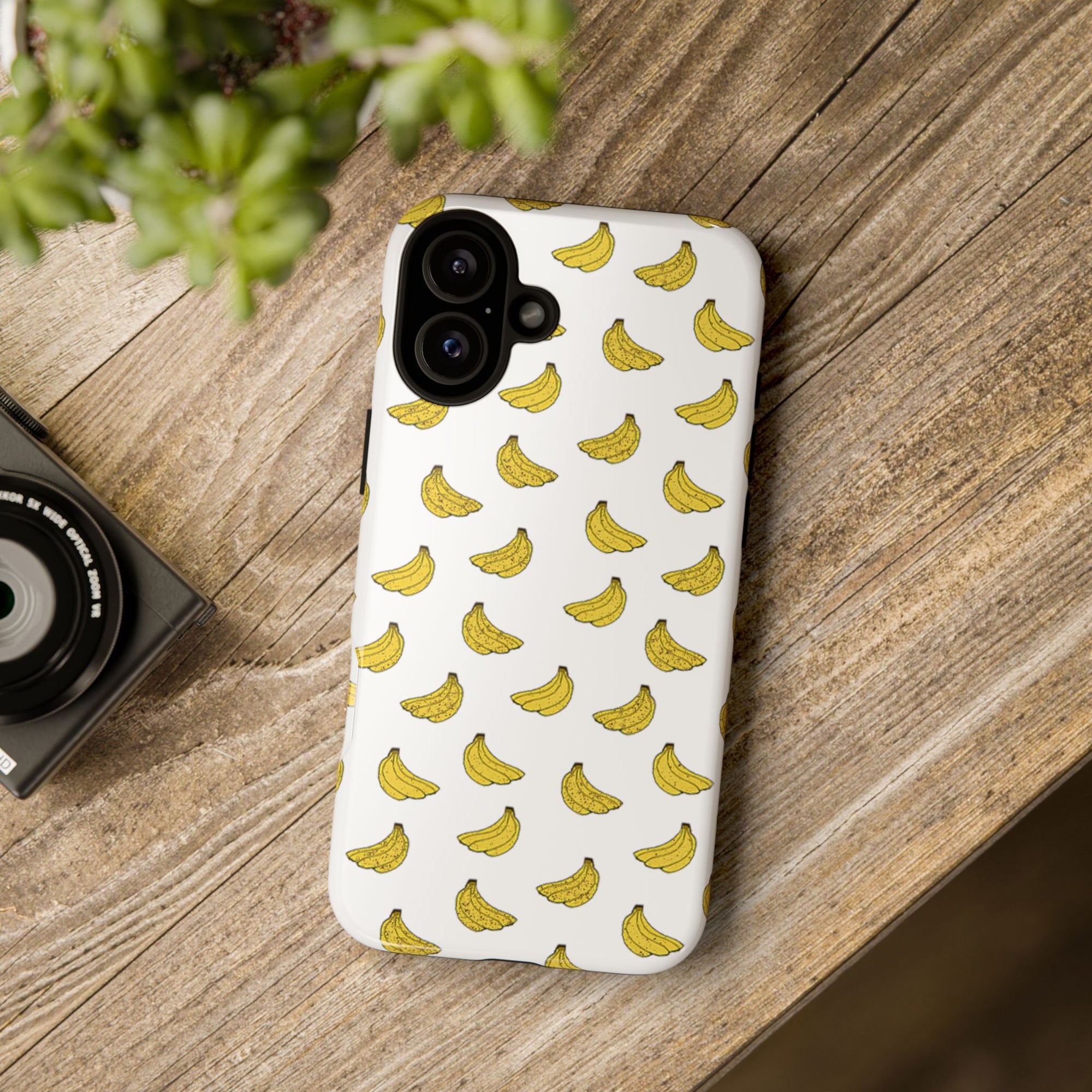 Banana Pattern Tough Phone Case