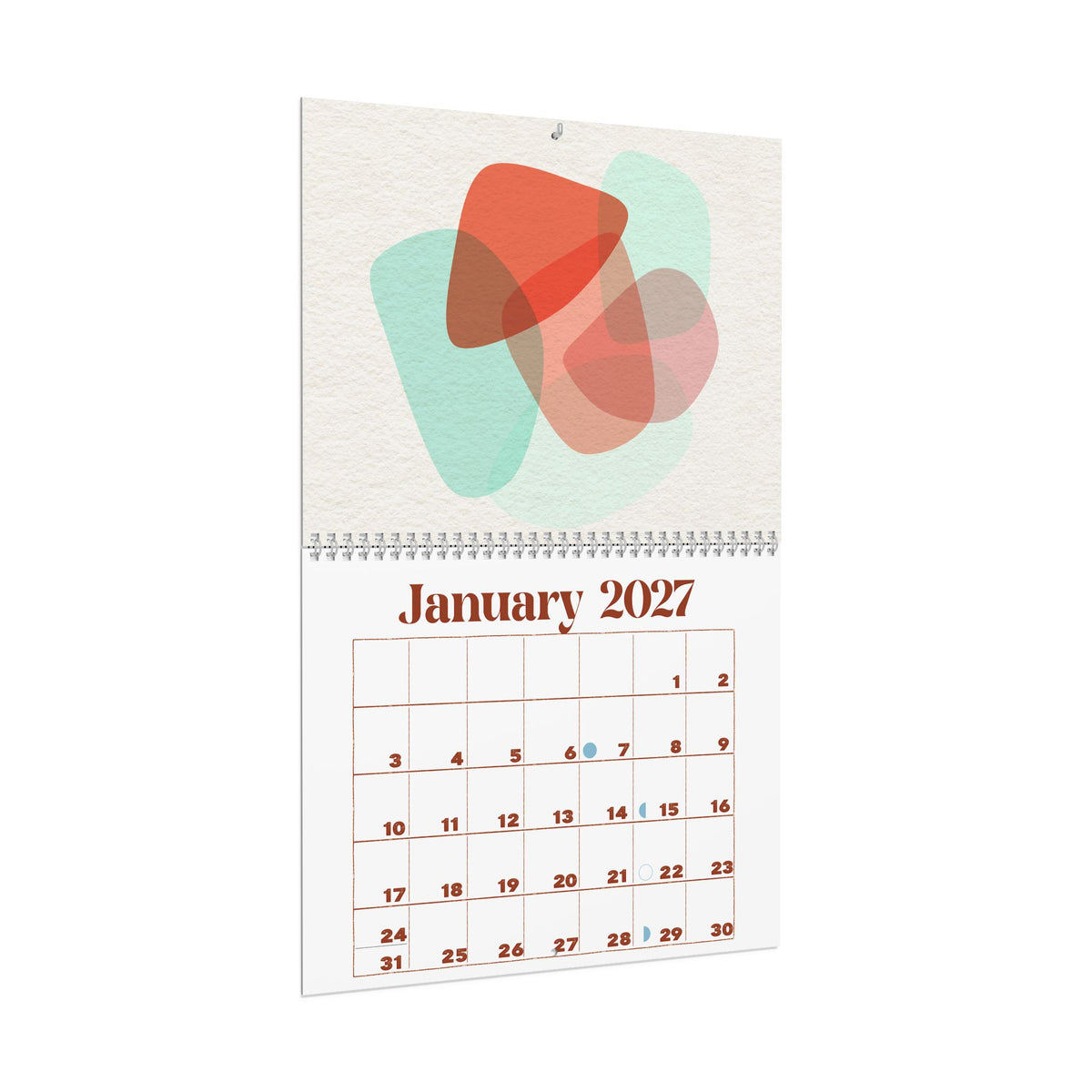 Copy of 2027 Modern Geometric Wall Calendar — Abstract Shapes Monthly Planner