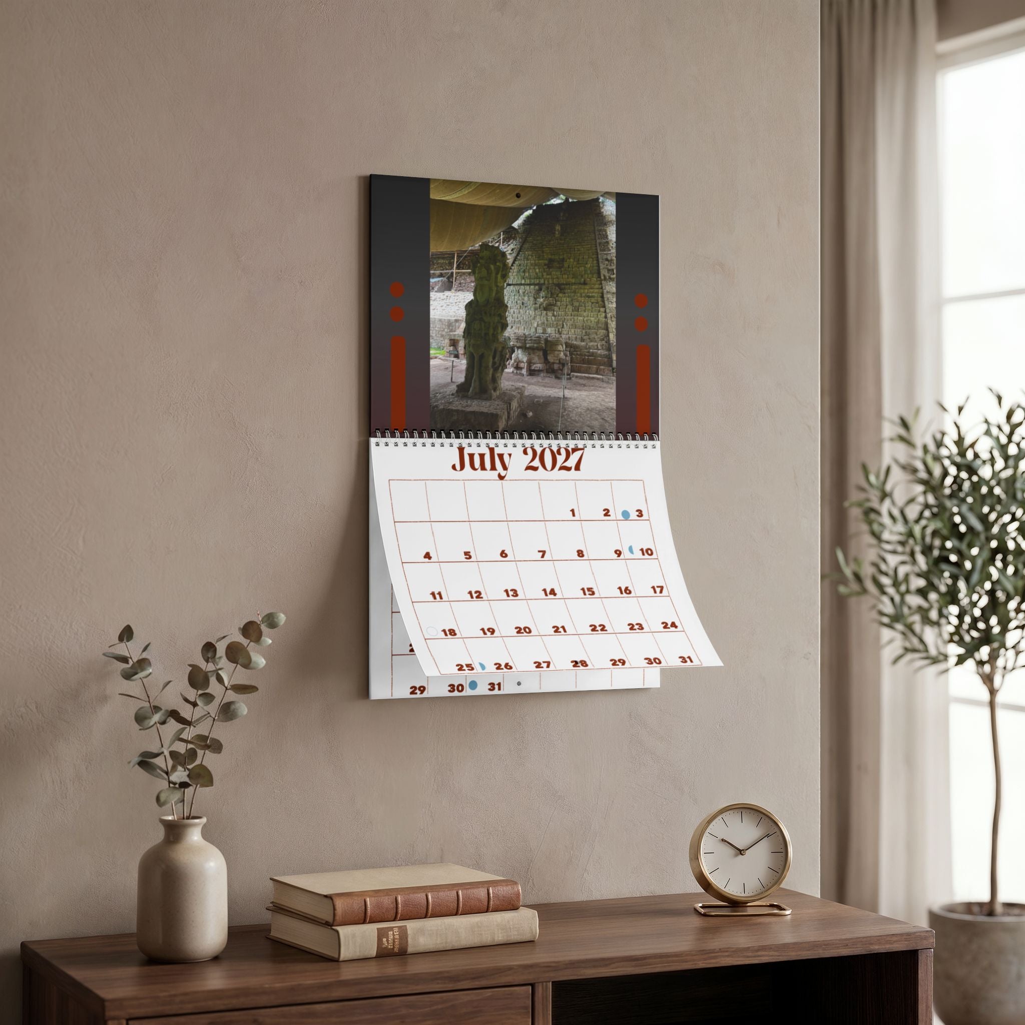 Mayan Ruins 2027 Wall Calendar