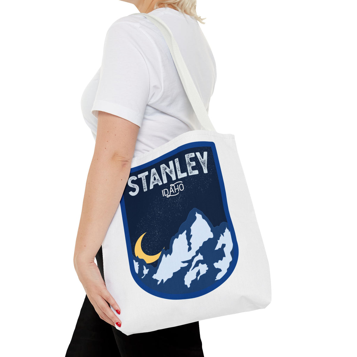 Stanley Idaho Mountain Night Tote