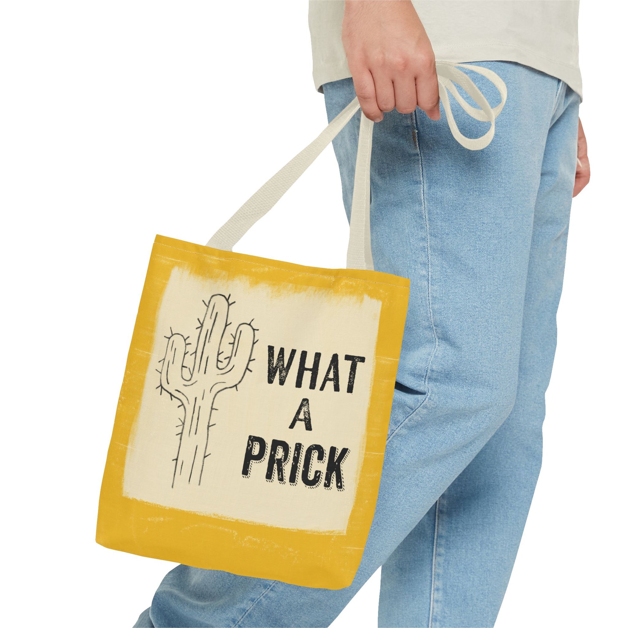What A Prick Tote Bag-Cactus Edition