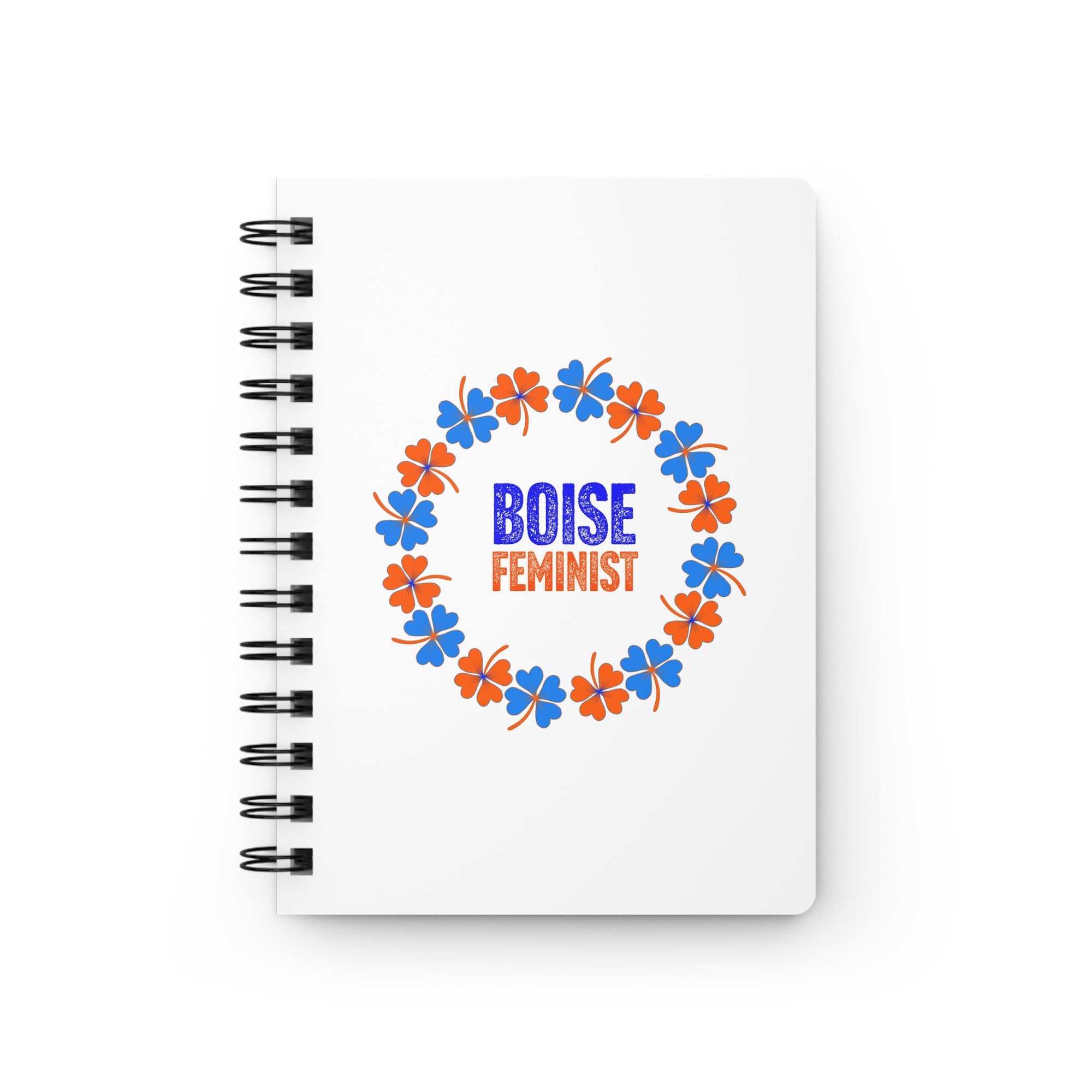 Boise Feminist Spiral Bound Journal | Inspirational Notepad, College Notebook, Gifts for Students, Feminism Revolution, [...]