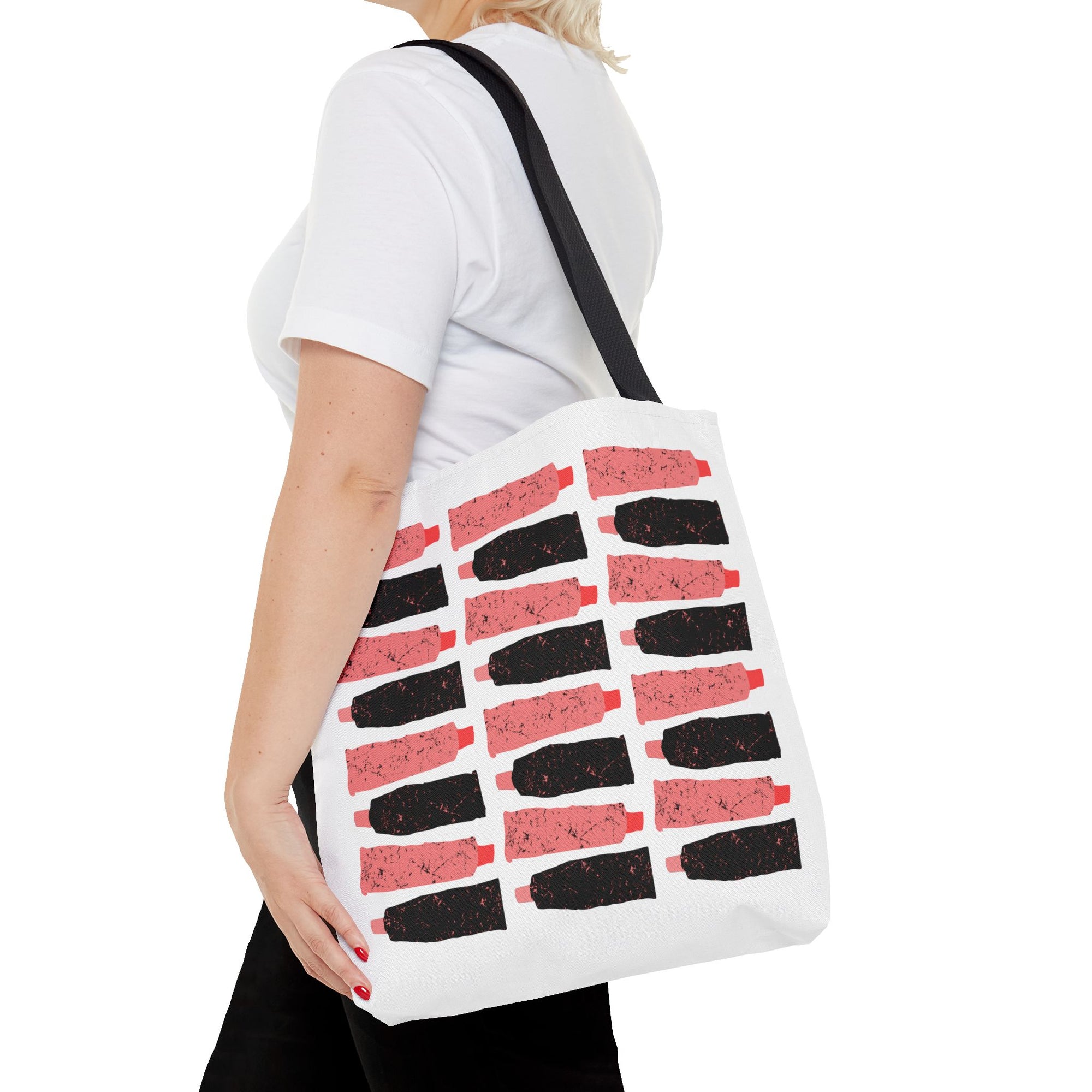 Hair Stylist Scissors & Comb Pattern Tote Bag — Salon Tools All-Over Print