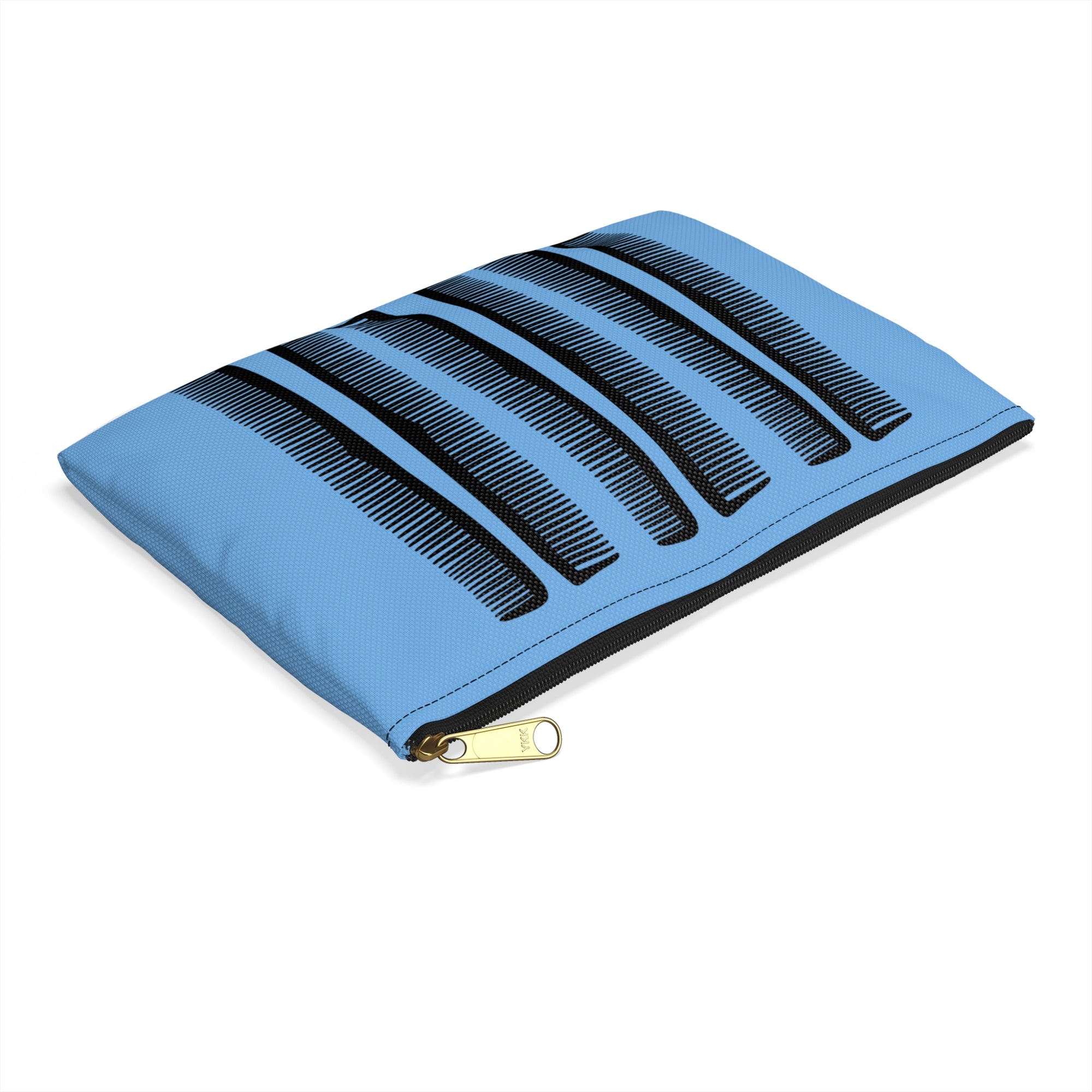 Comb Blue Comb Pattern Accessory Pouch