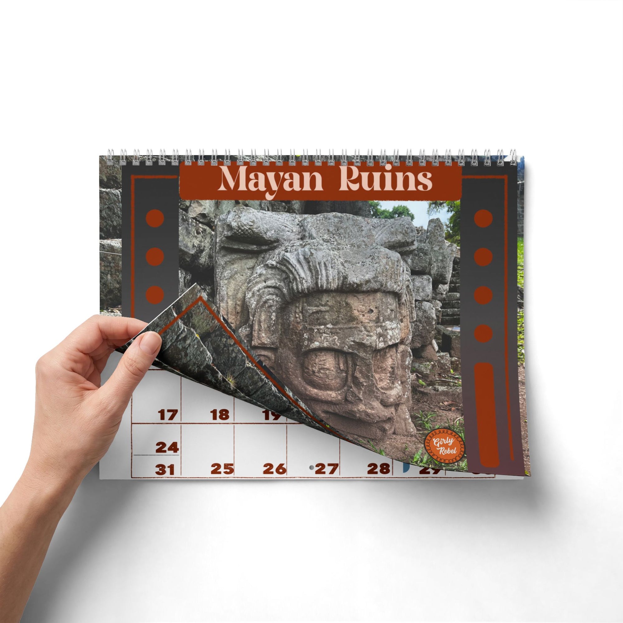 Mayan Ruins 2027 Wall Calendar