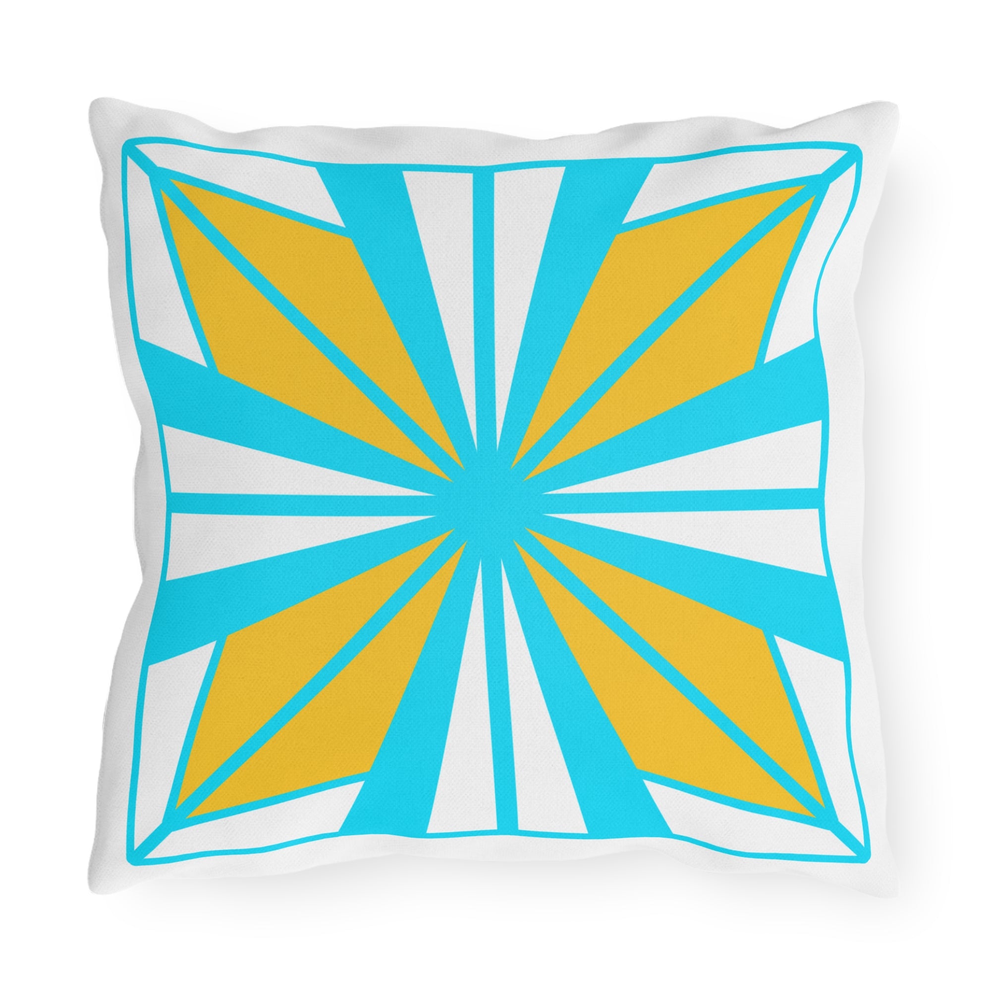 Vibrant Geometric Outdoor Pillows for Patio Decor