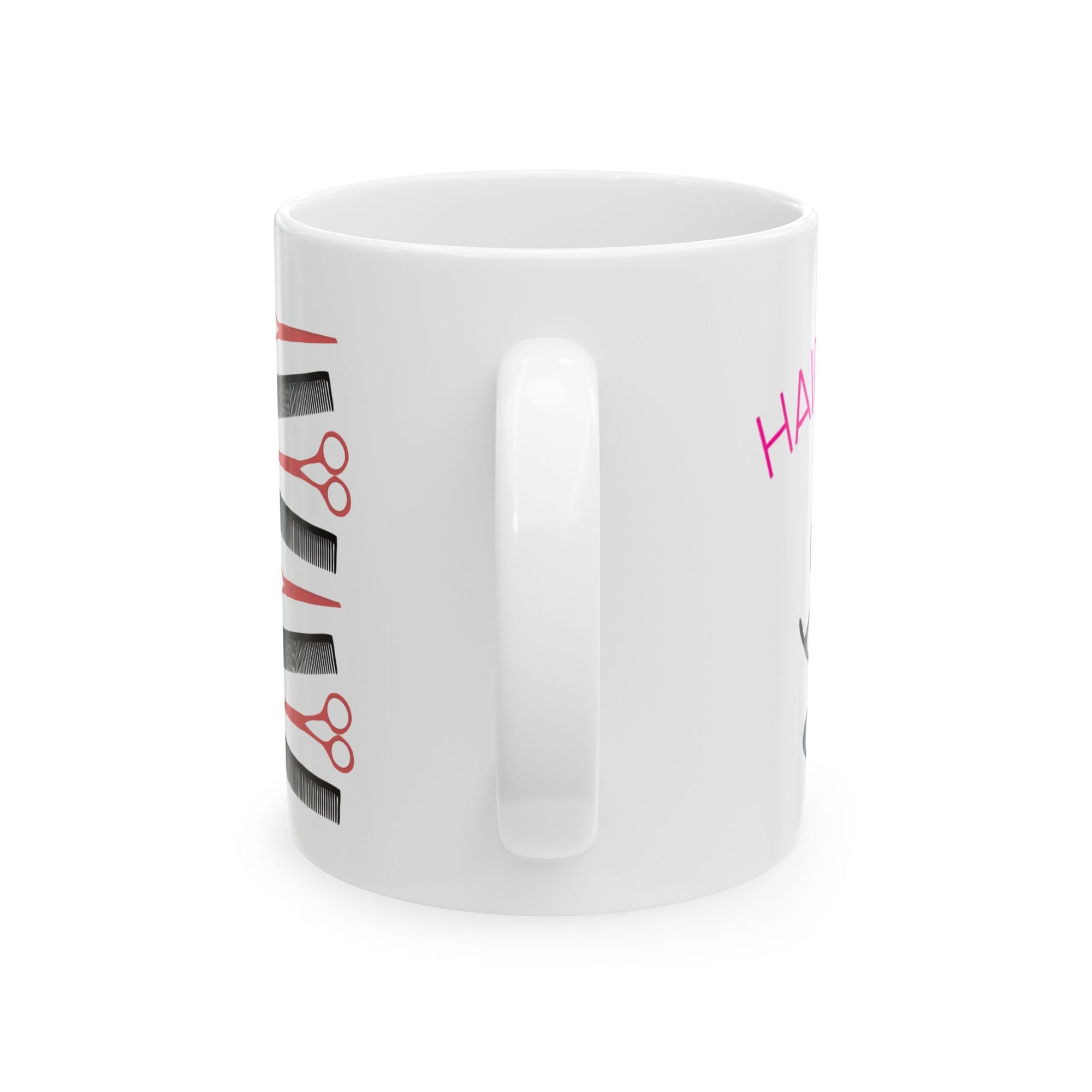 Hairstylist Coffee Mug — Gifts for Hairdressers with Scissors & Comb Design (11oz/15oz)