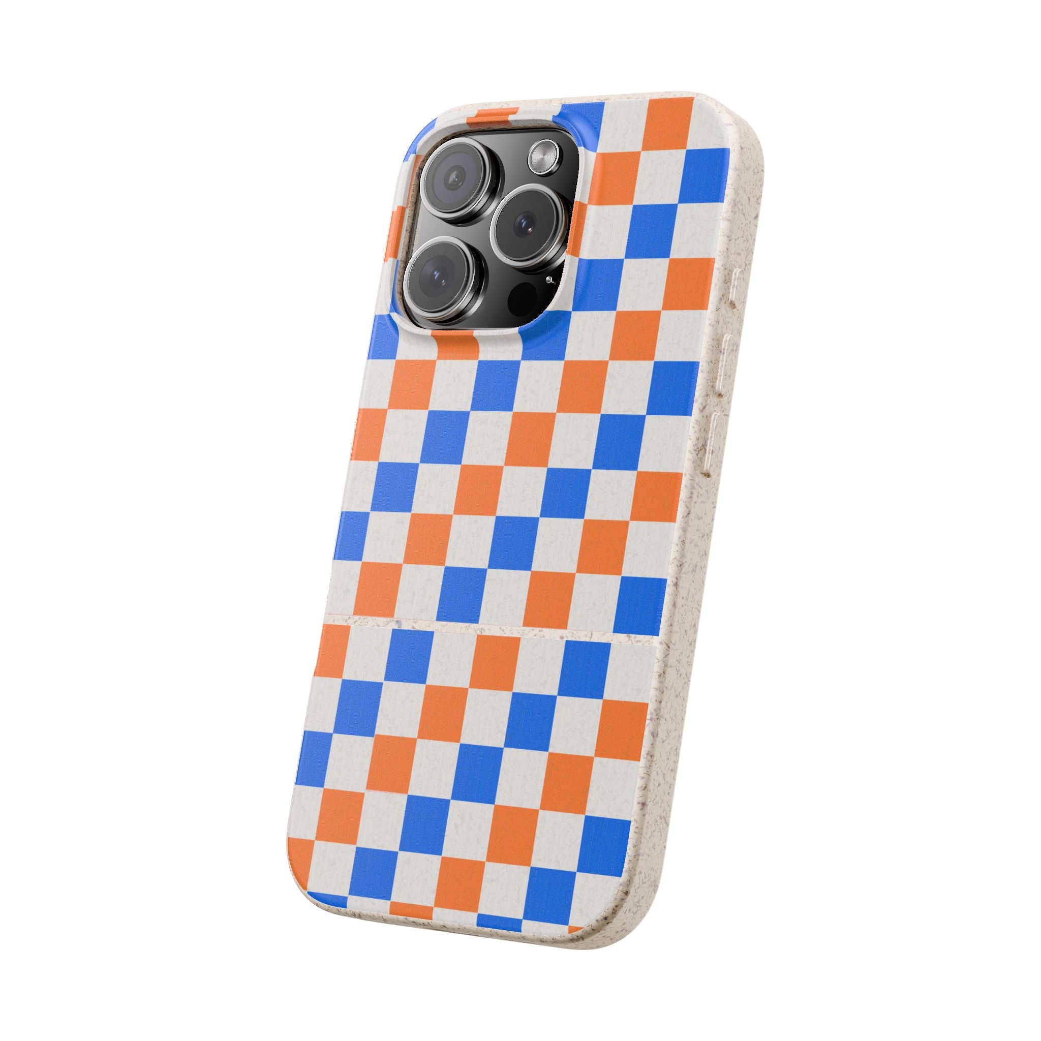 Bronco Checkerboard Phone Case, Biodegradable