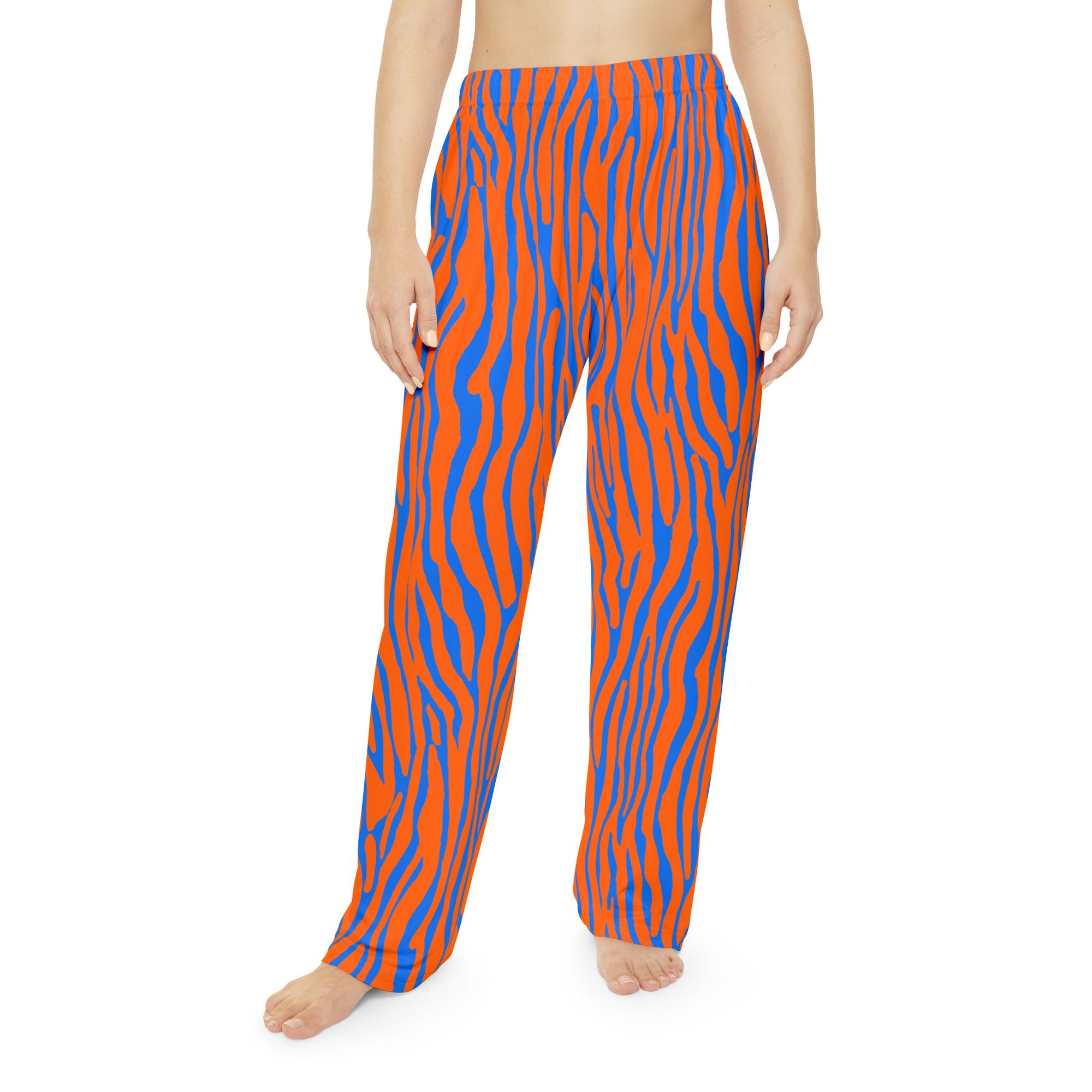 Bronco Zebra Pajama Pants— Boise State Zebras