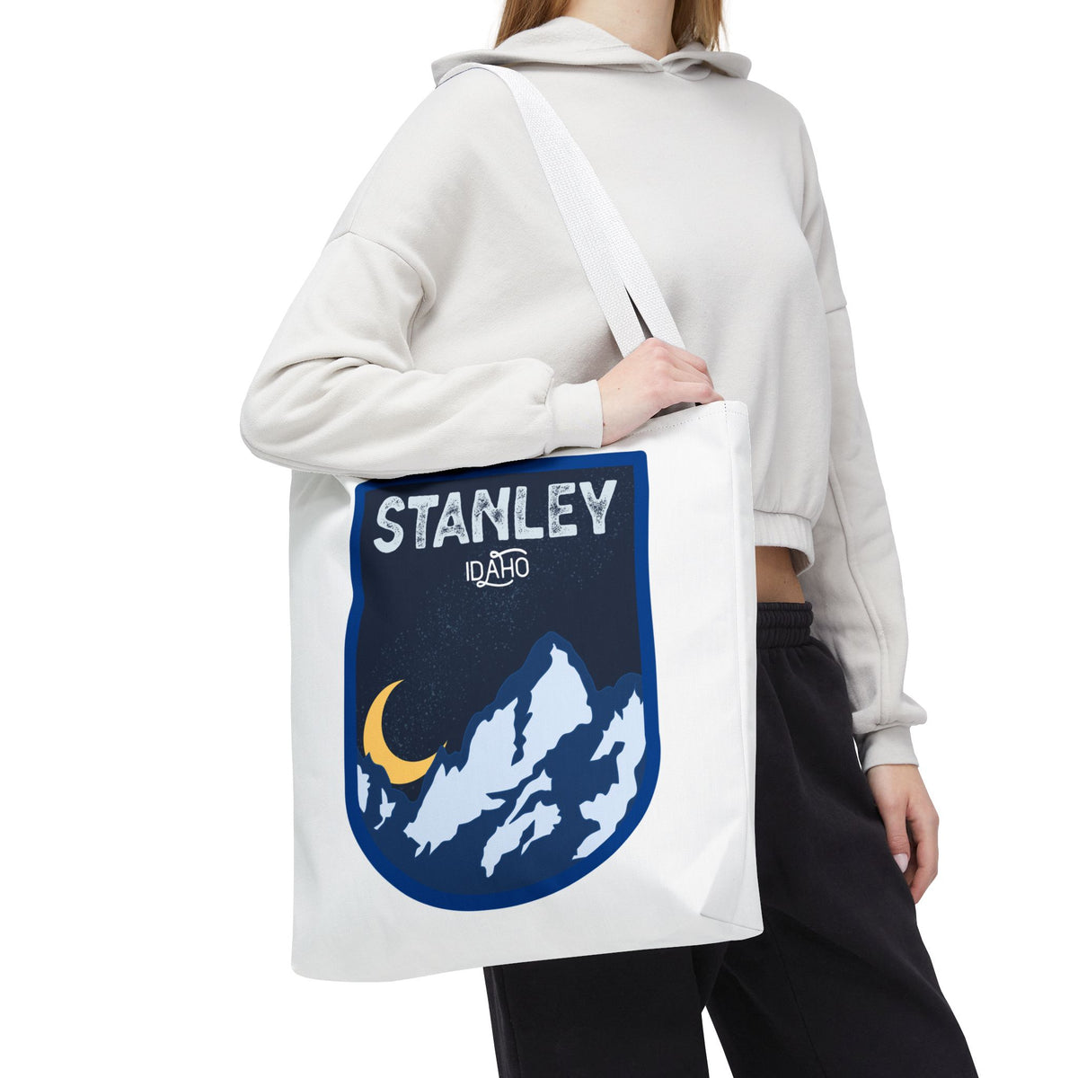 Stanley Idaho Mountain Night Tote