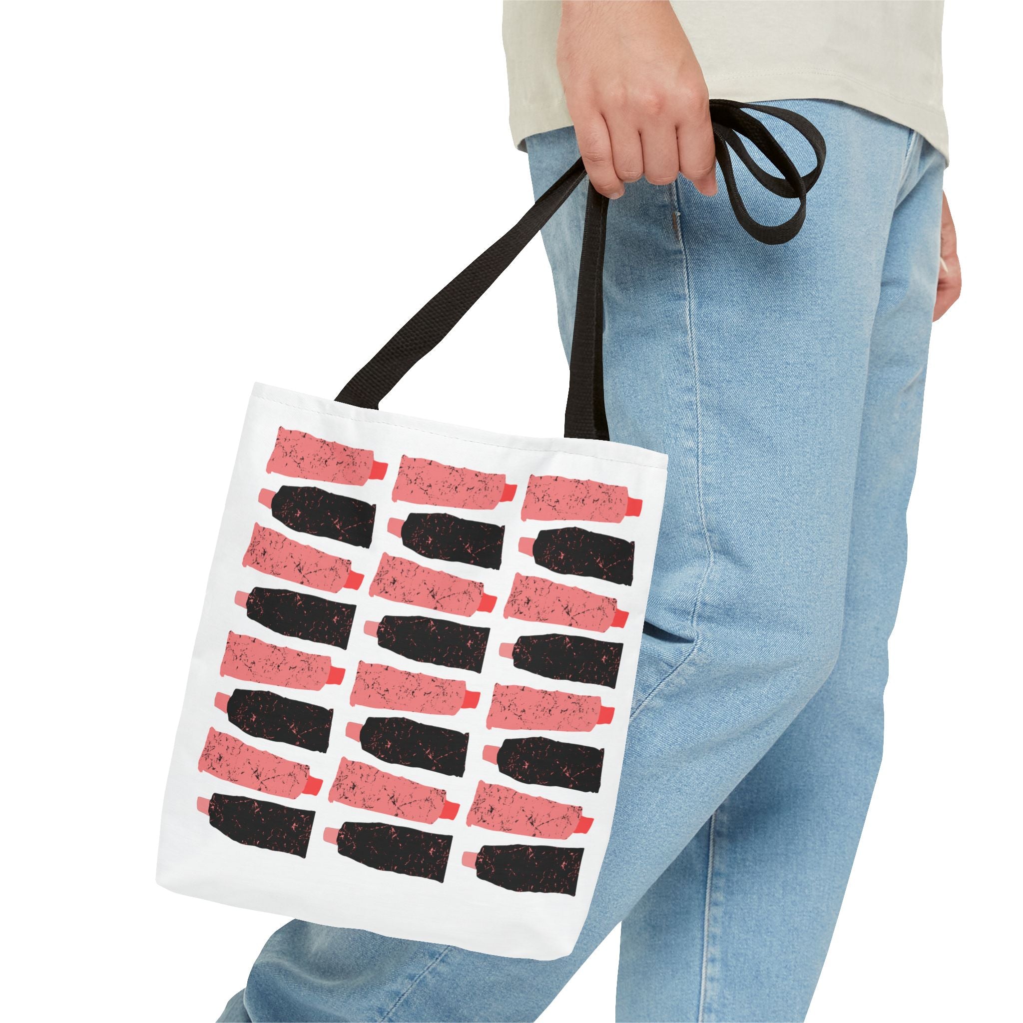 Hair Stylist Scissors & Comb Pattern Tote Bag — Salon Tools All-Over Print