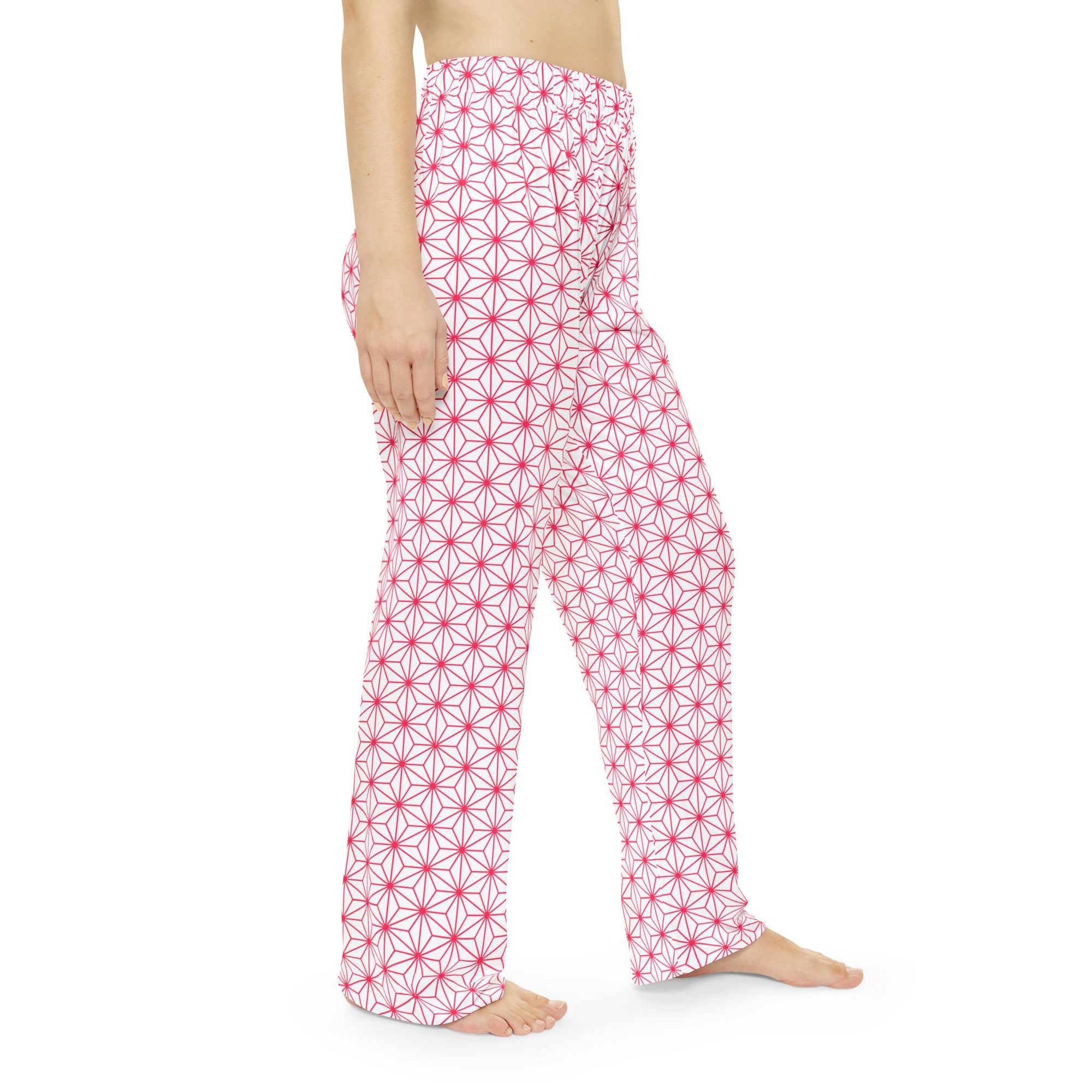 Floral Pink Starburst Pajama Pants