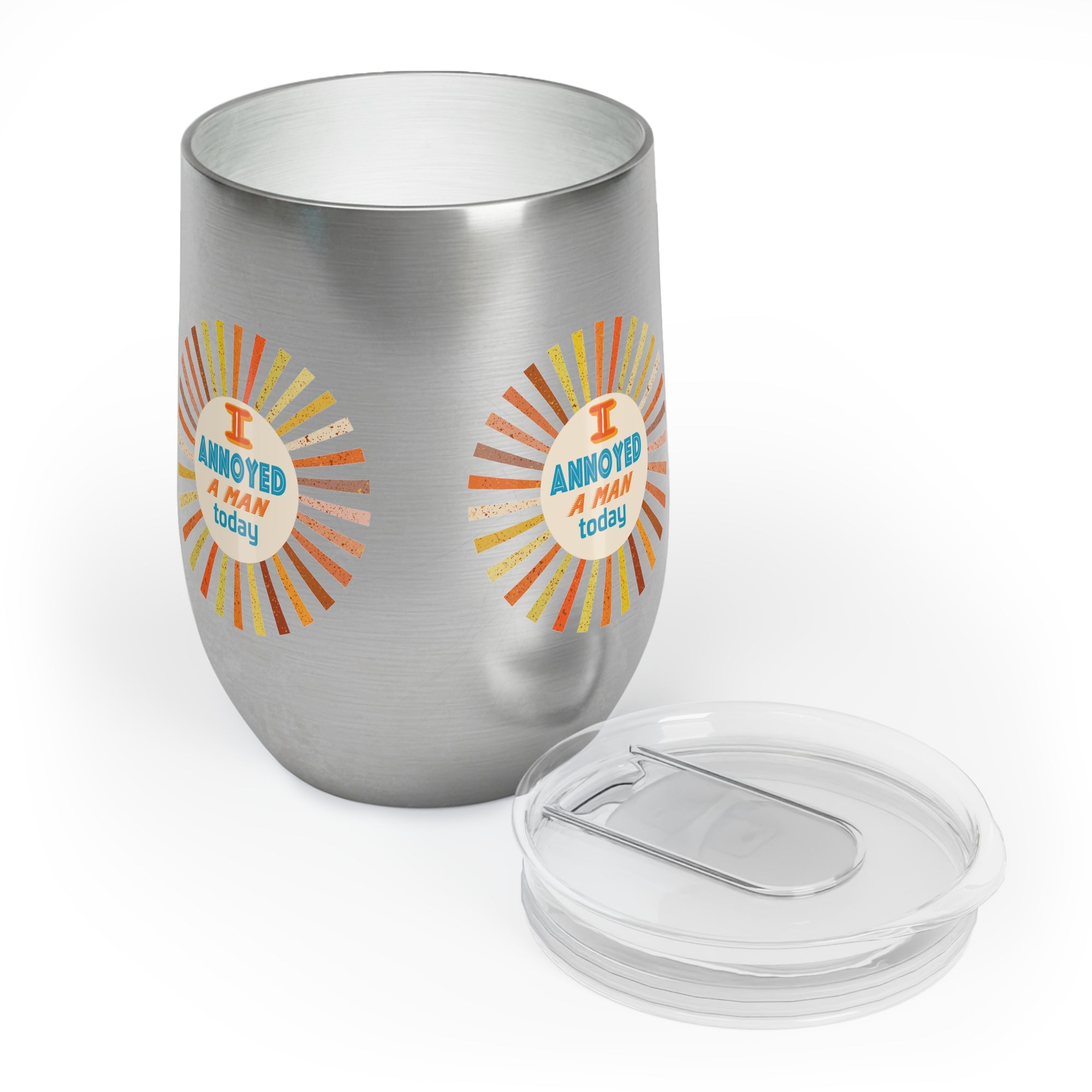 I Annoyed A Man Today Chill Wine Tumbler