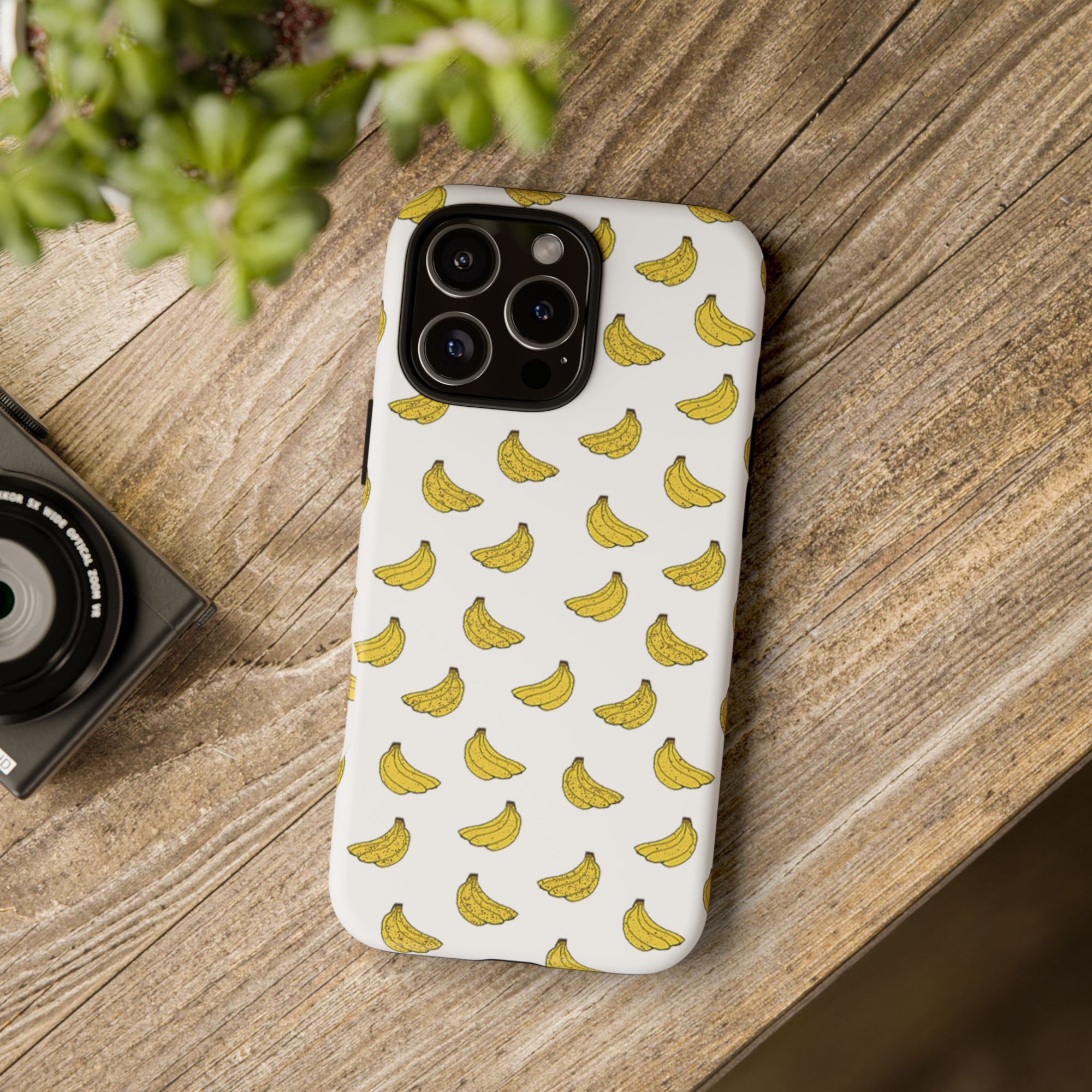 Banana Pattern Tough Phone Case